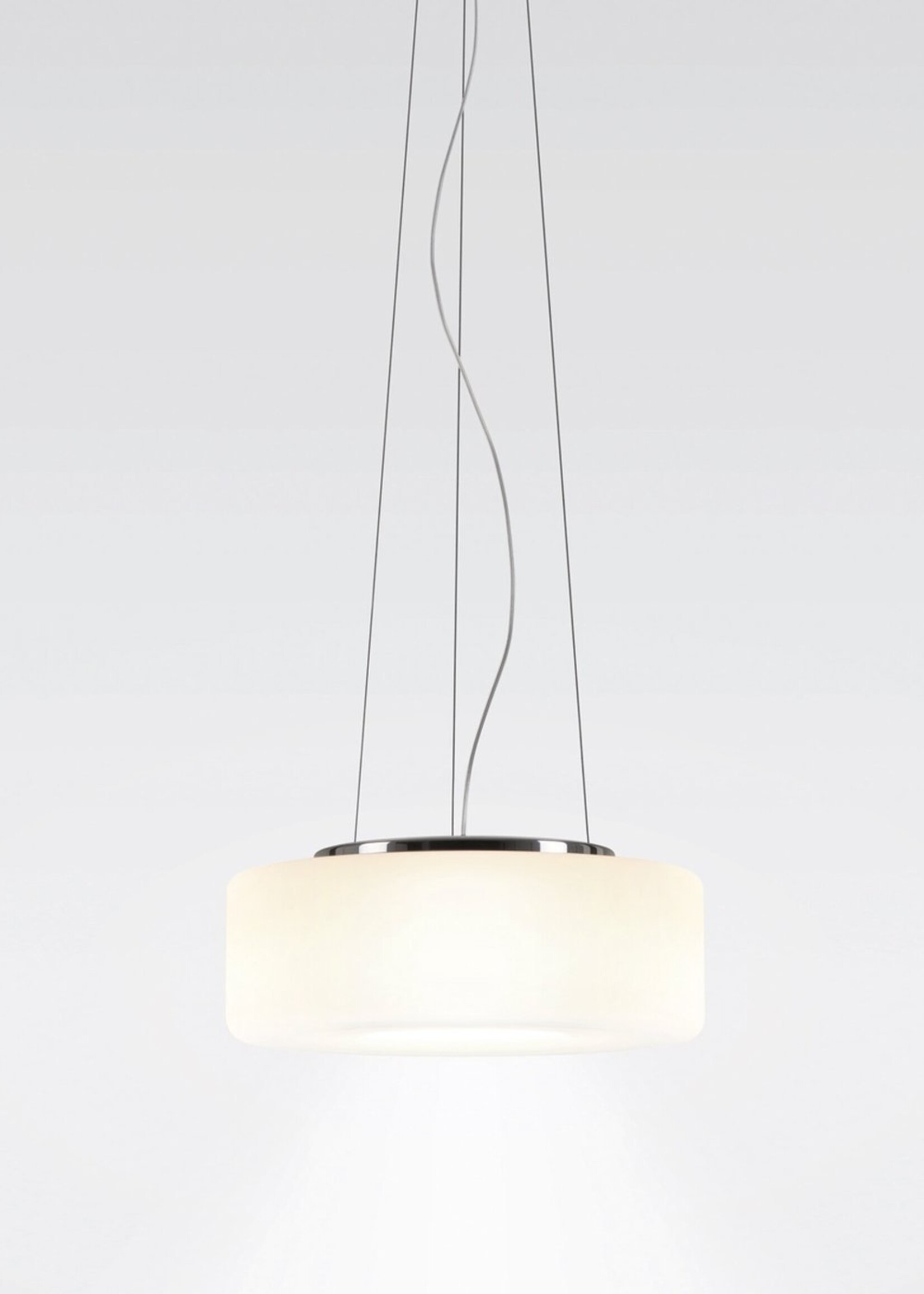 Serien Curling hanglamp: Rope opaal S