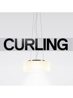 Serien Curling hanglamp: Rope opaal S