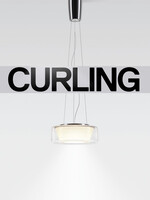 Serien Curling hanglamp. Rope Transparant/conisch  S