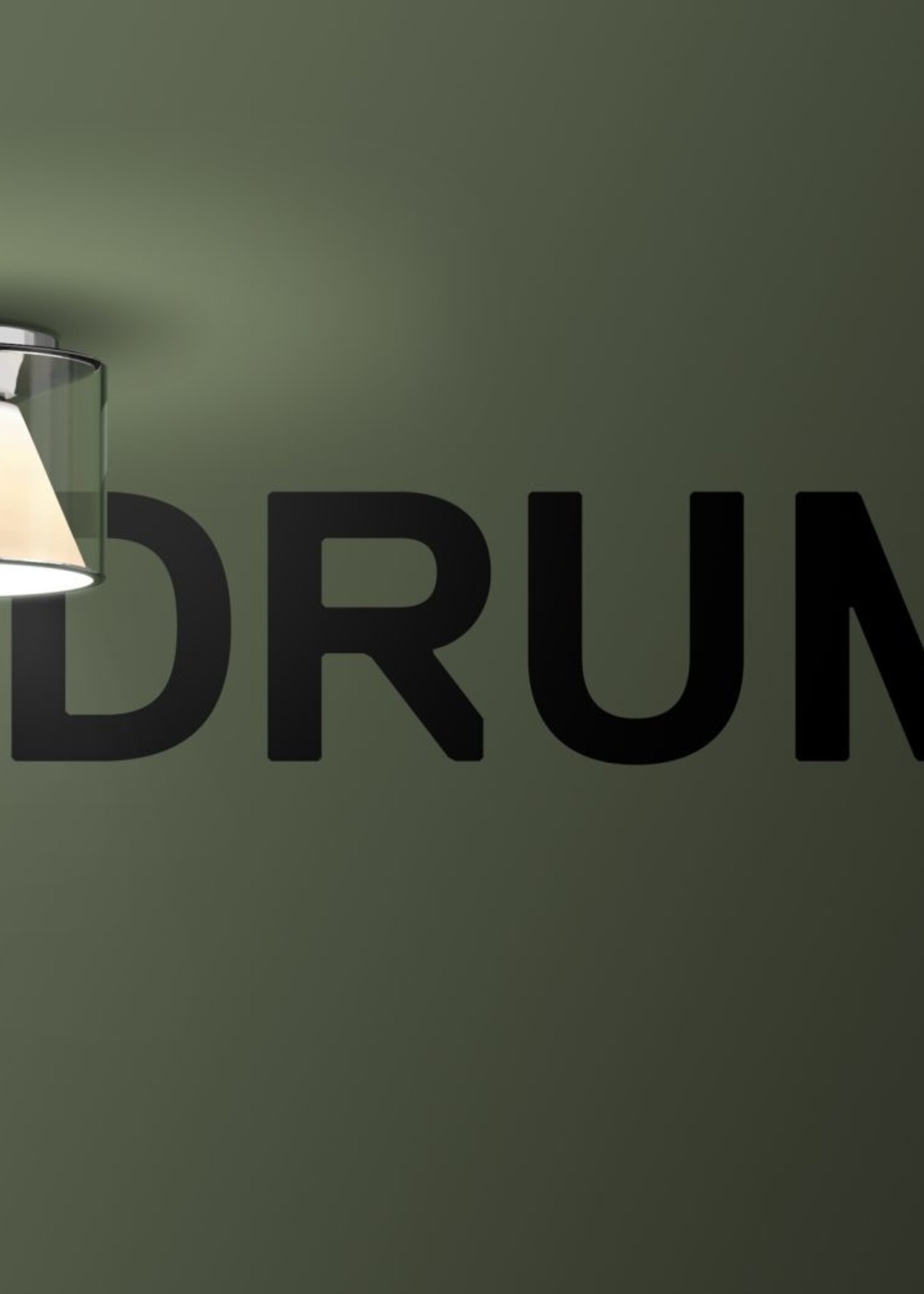 Serien Drum plafondlamp. S