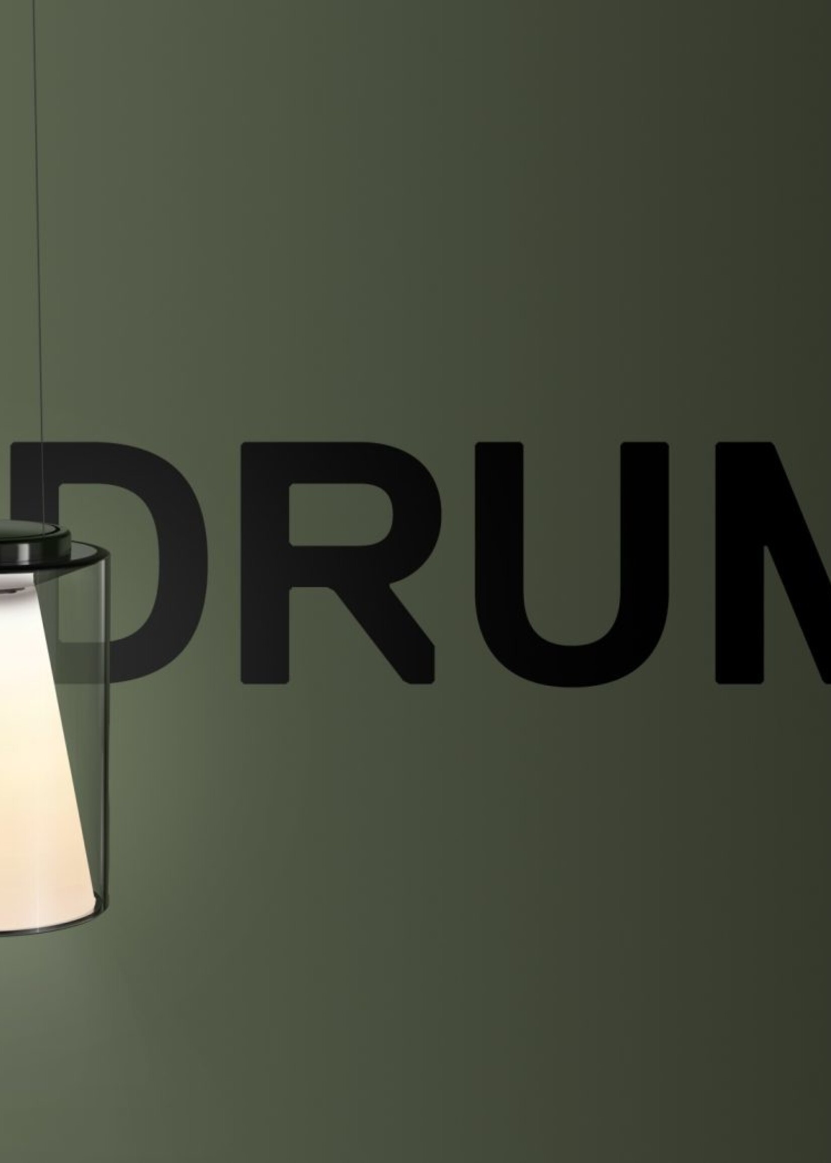 Serien Drum hanglamp Rope. M