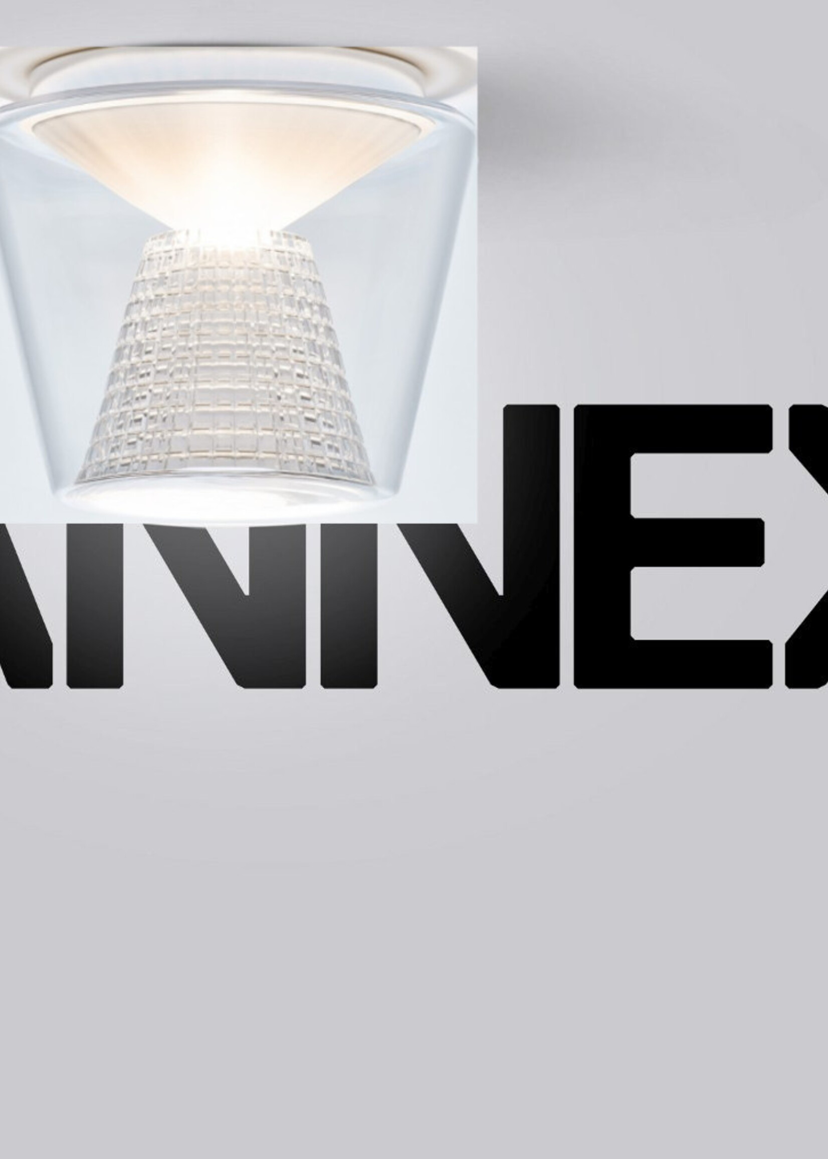 Serien Annex plafondlamp. Helder/Kristal