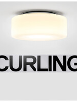 Serien Curling plafondlamp. Opaal S