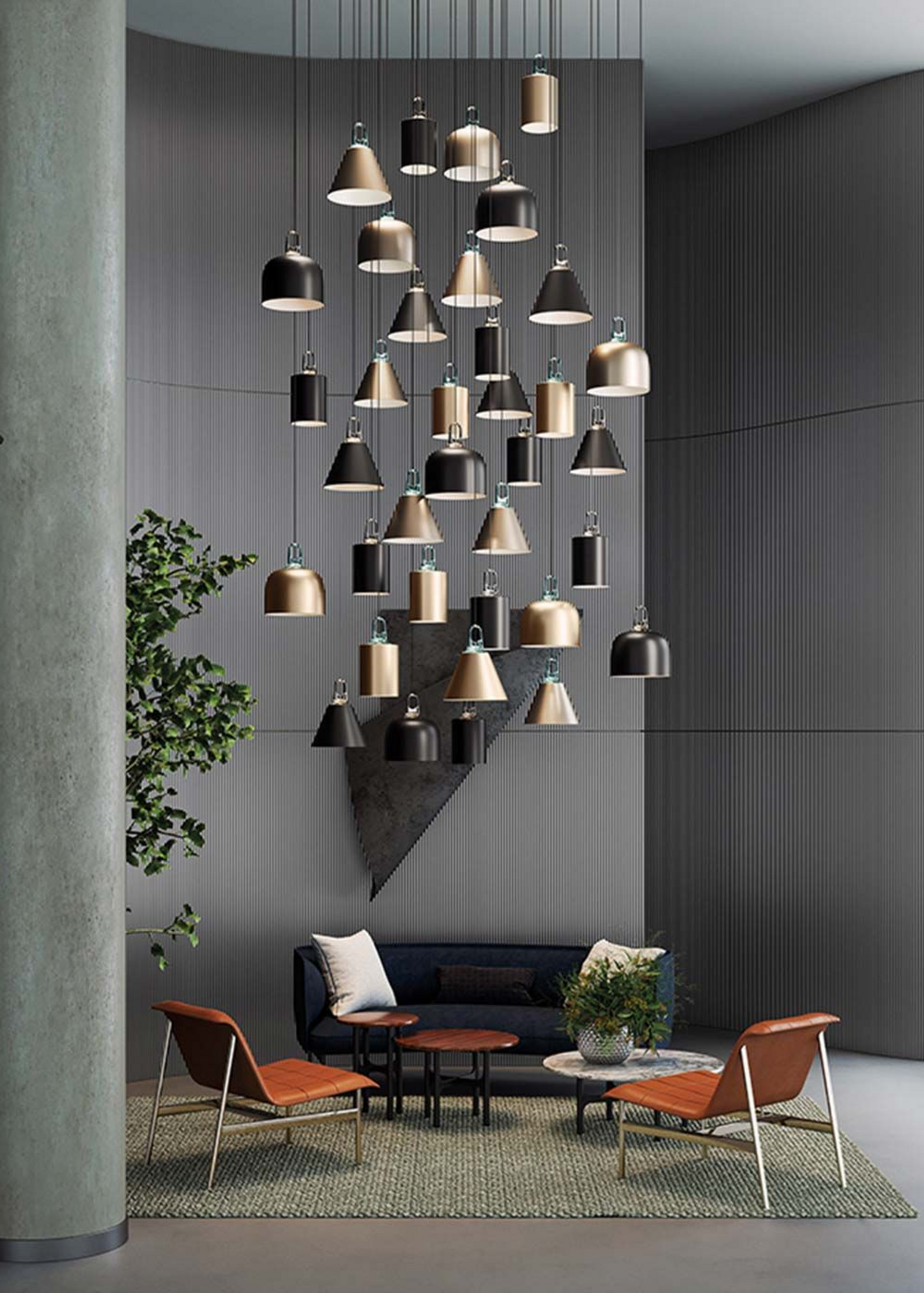 Lodes Jim Cone hanglamp