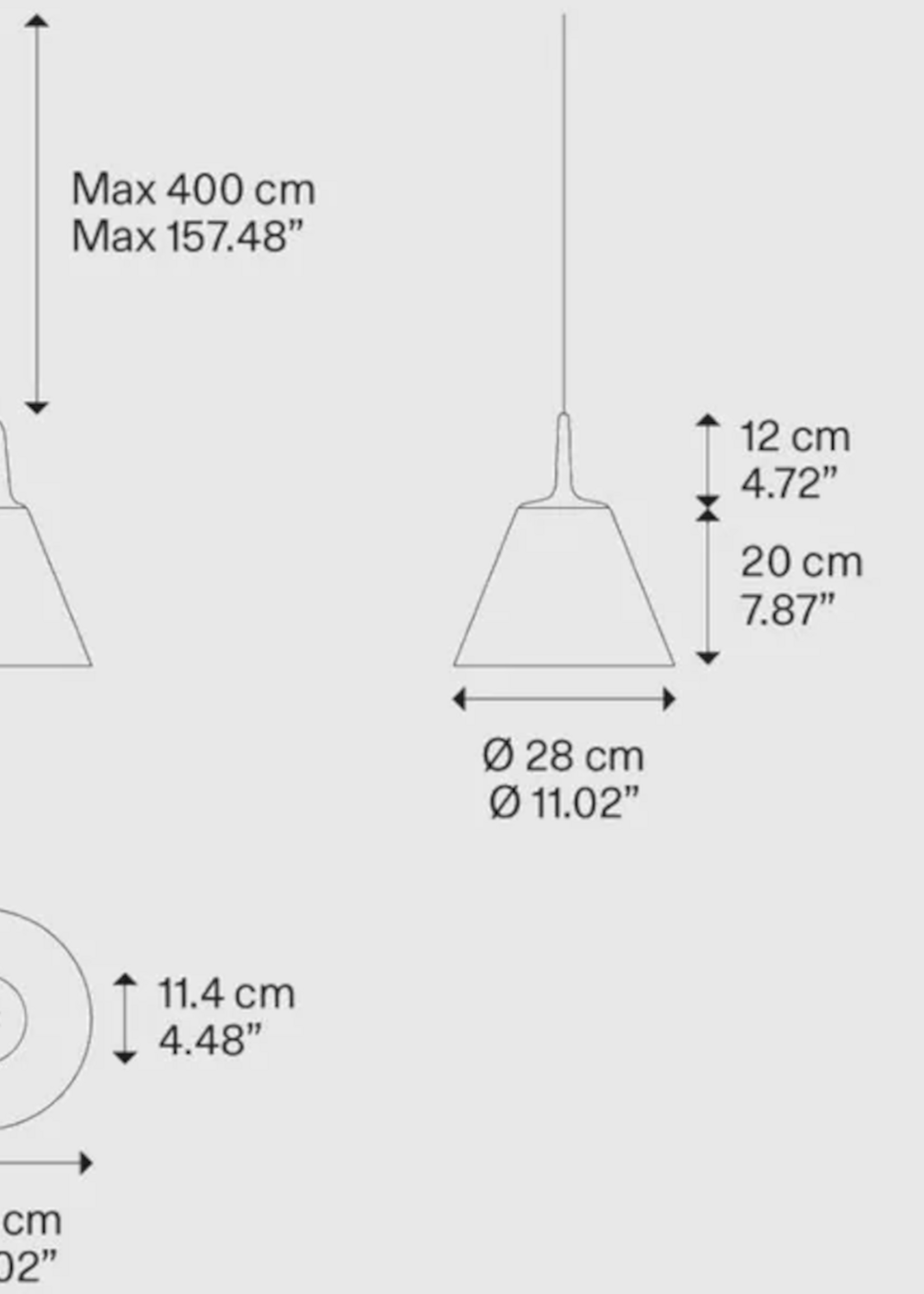 Lodes Jim Cone hanglamp