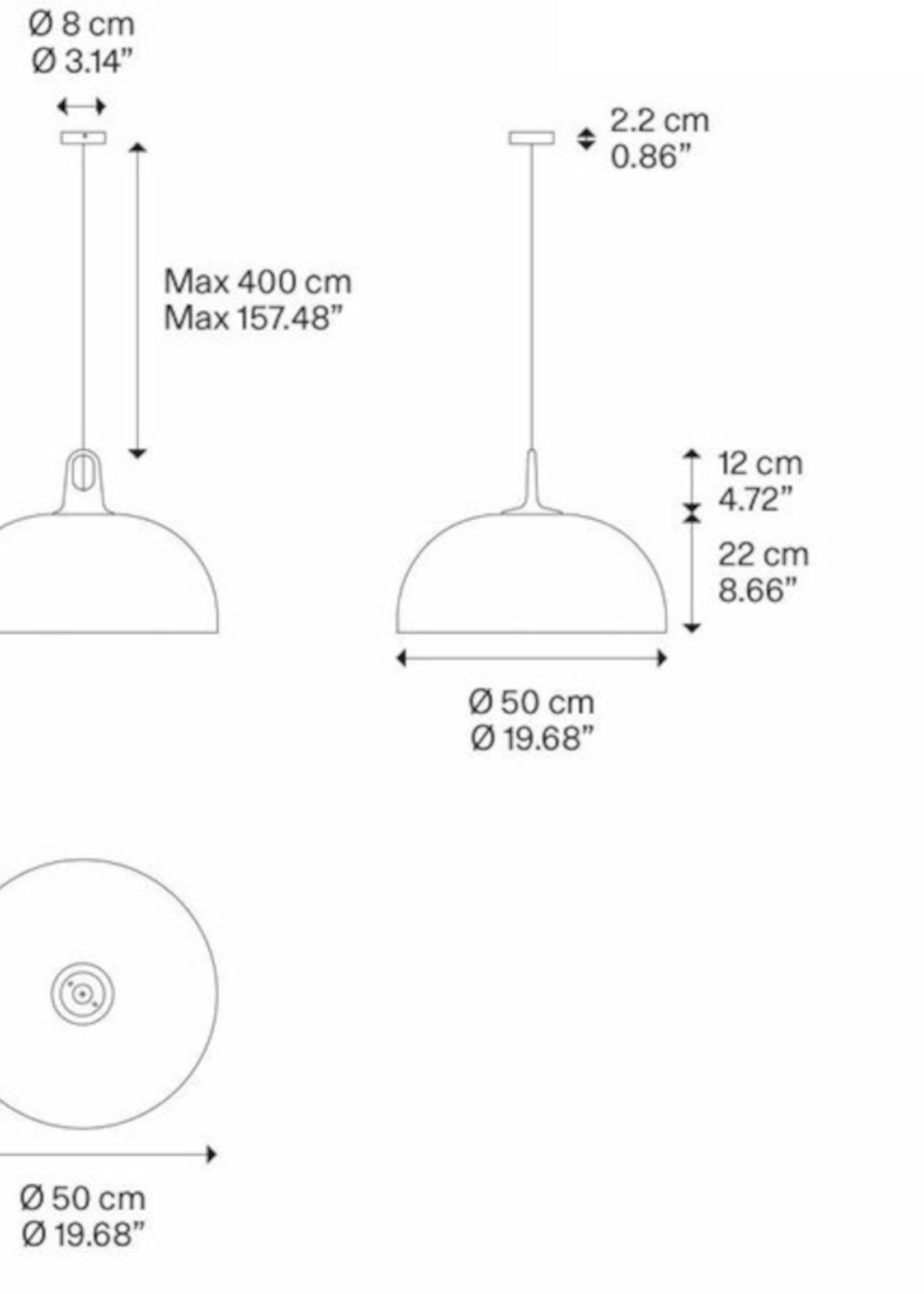 Lodes Jim Dome hanglamp