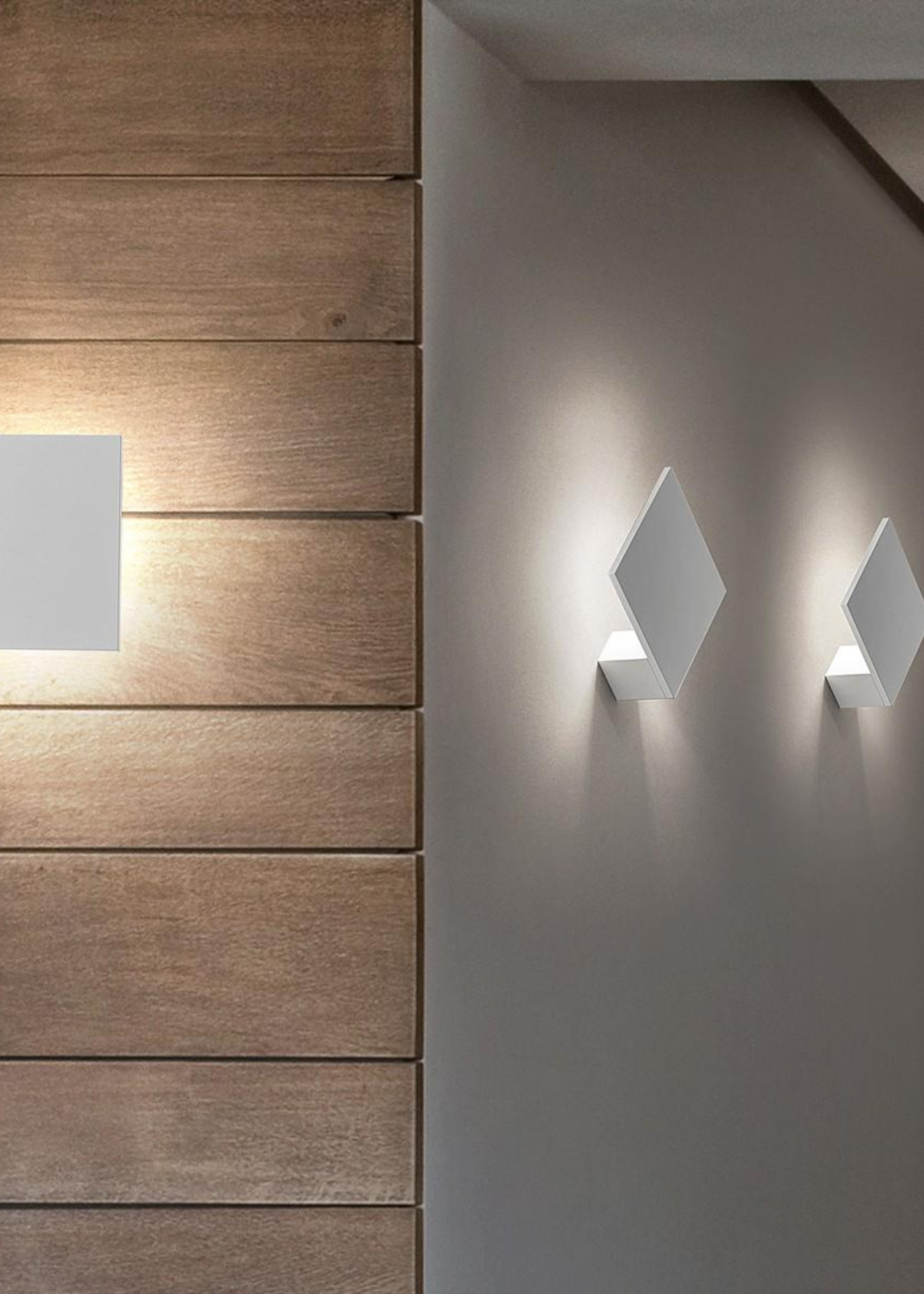 Lodes Puzzle single square wand/plafondlamp