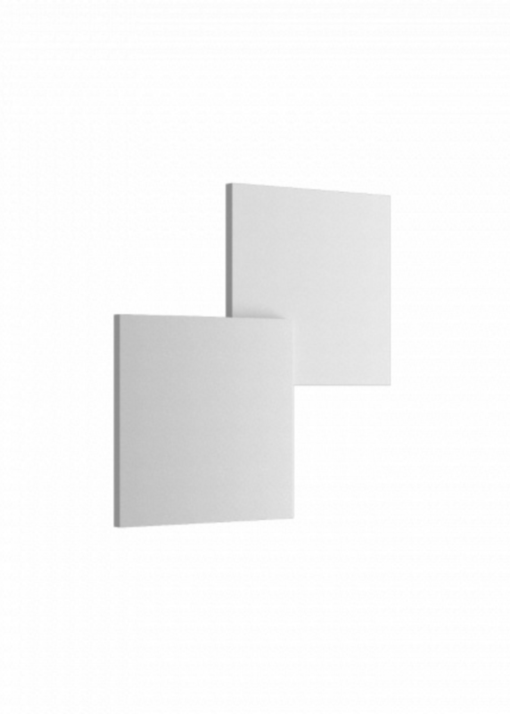 Lodes Puzzle double square wand/plafondlamp
