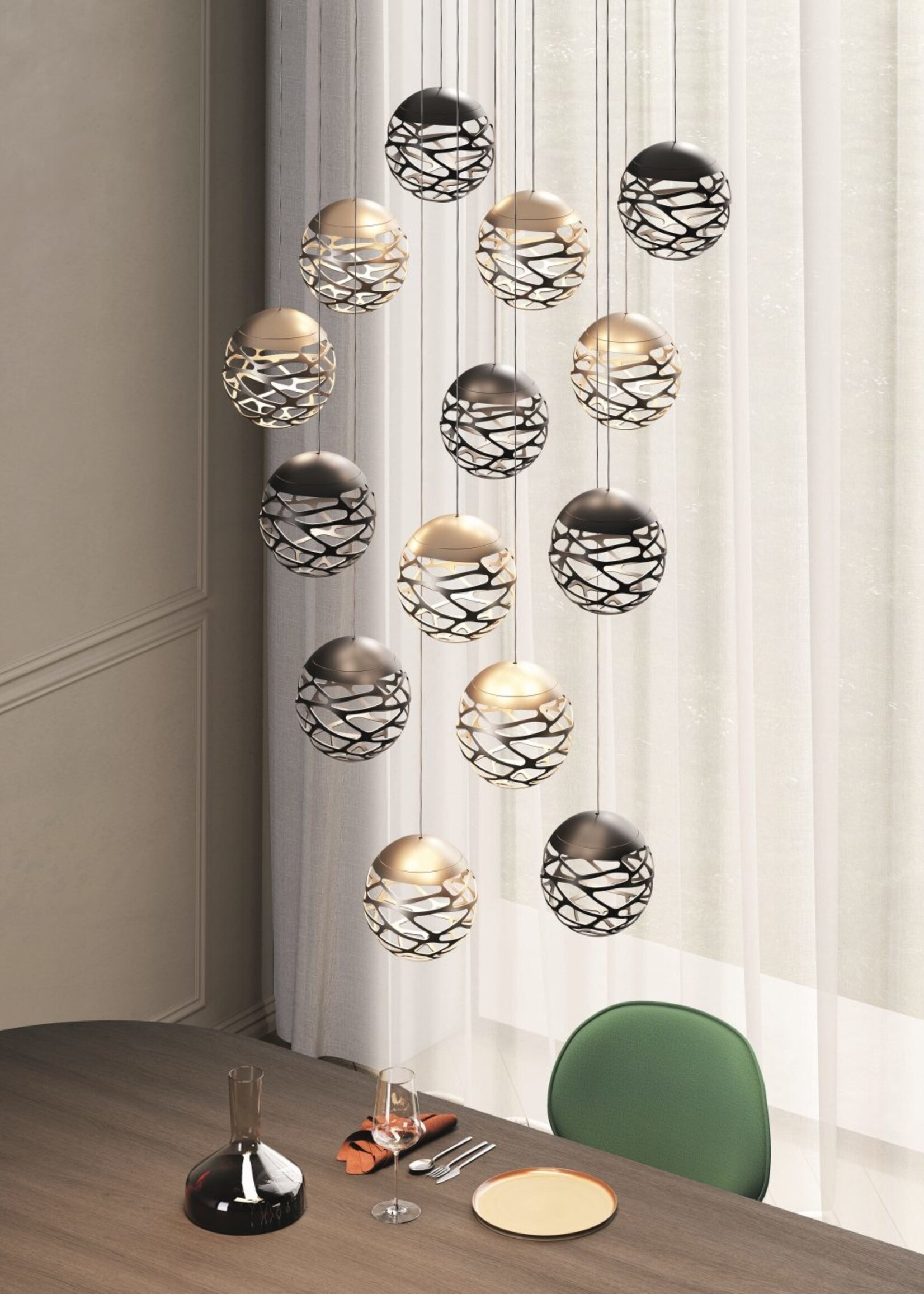 Lodes Kelly Cluster Sphere hanglamp