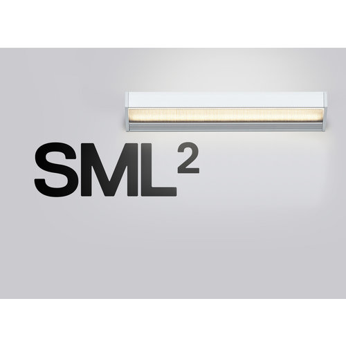 Serien SML² wandlamp. Gepolijst