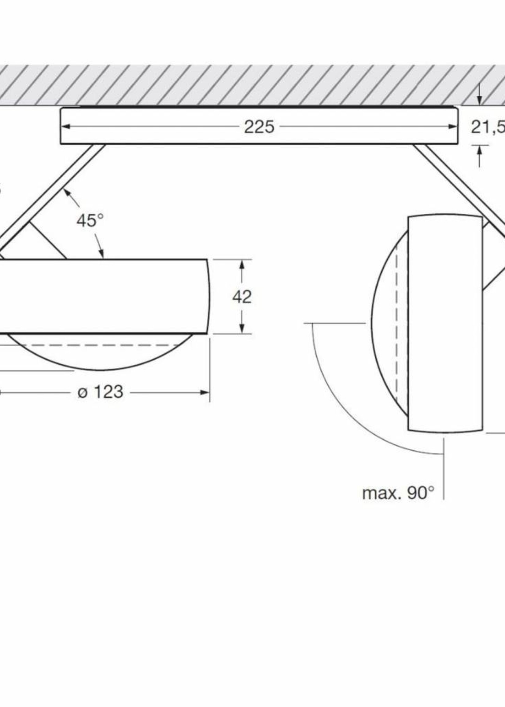 Occhio Più alto 3d Doppio Volt.  Mat goud