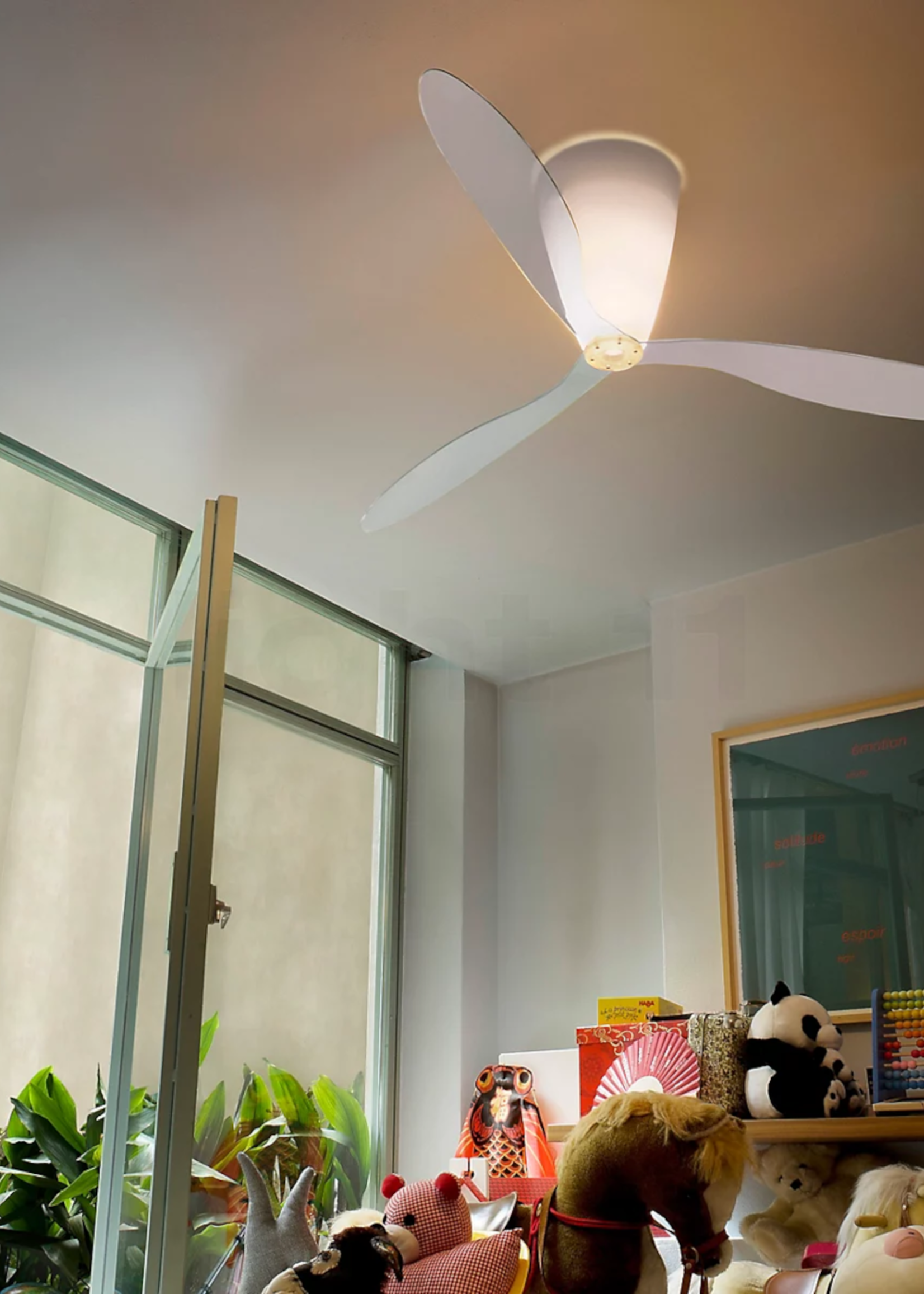 Luceplan Blow ventilator plafondlamp