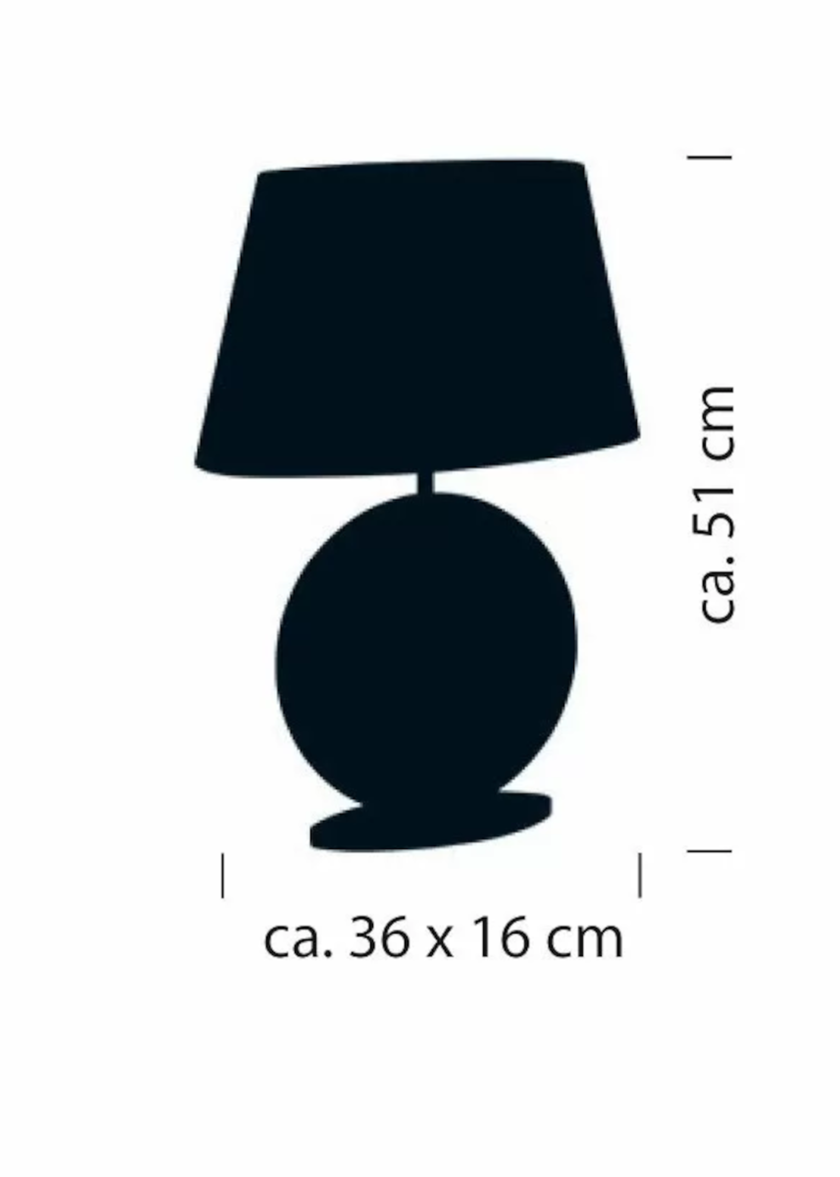Bankamp Luce elevata mali tafellamp. 51 cm