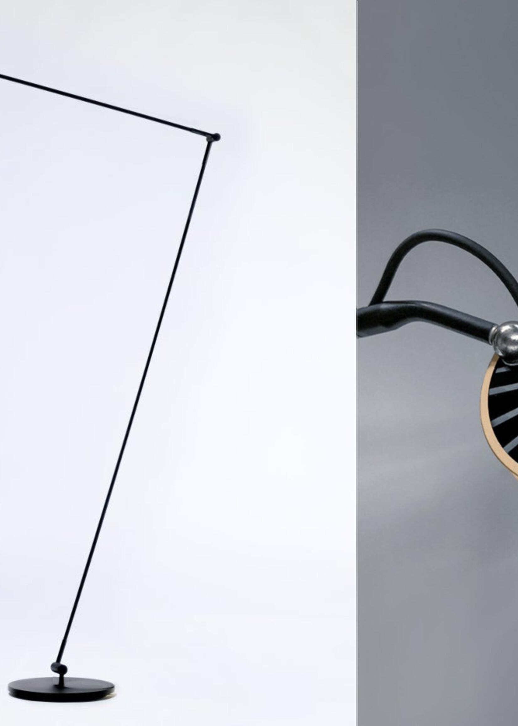 Radius design verlichting Basica 936 Task led vloerlamp