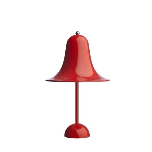 Verpan Pantop tafellamp. Bright Red Verpan Pantop tafellamp. Bright Red