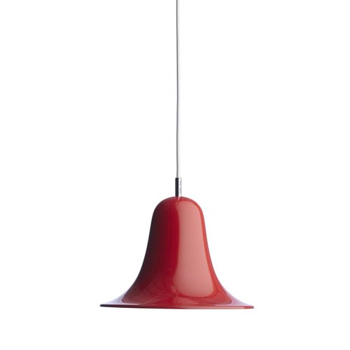 Verpan Pantop hanglamp. Bright Red Verpan Pantop hanglamp. Bright Red