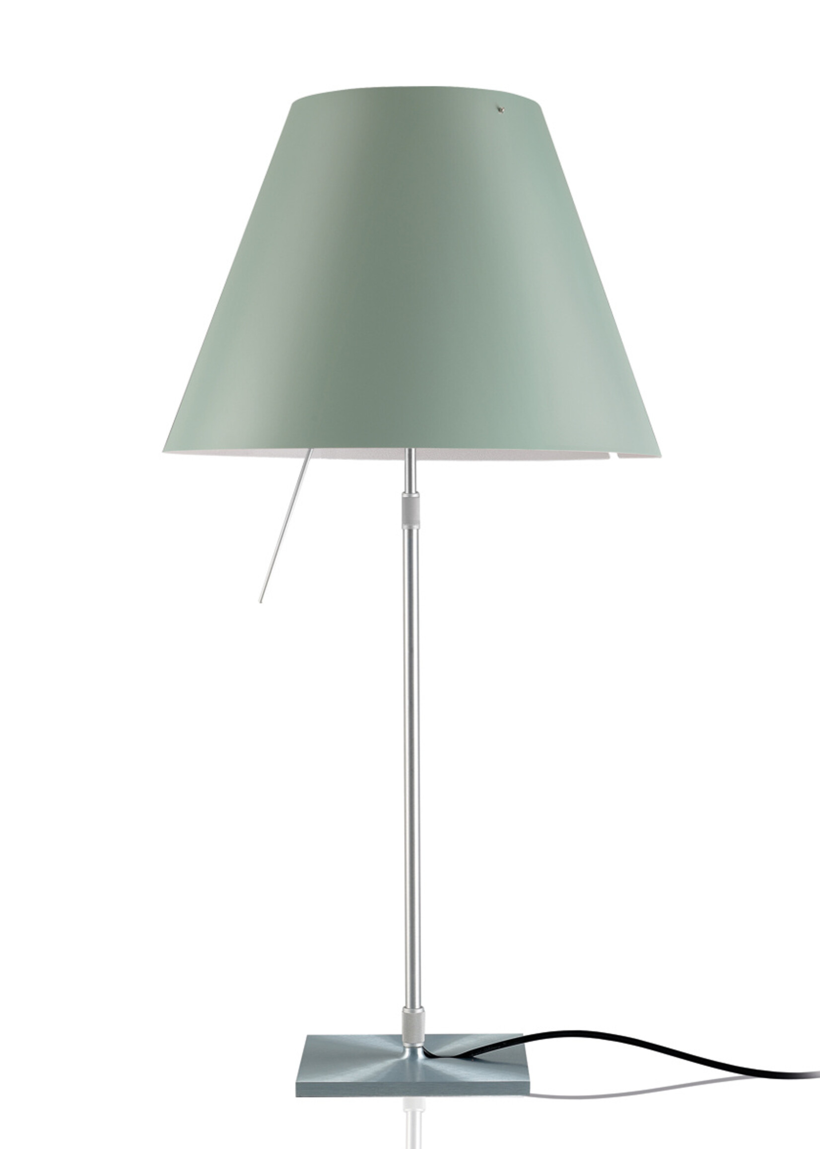 Luceplan Costanza tafelamp telescopisch - on/off  aluminium