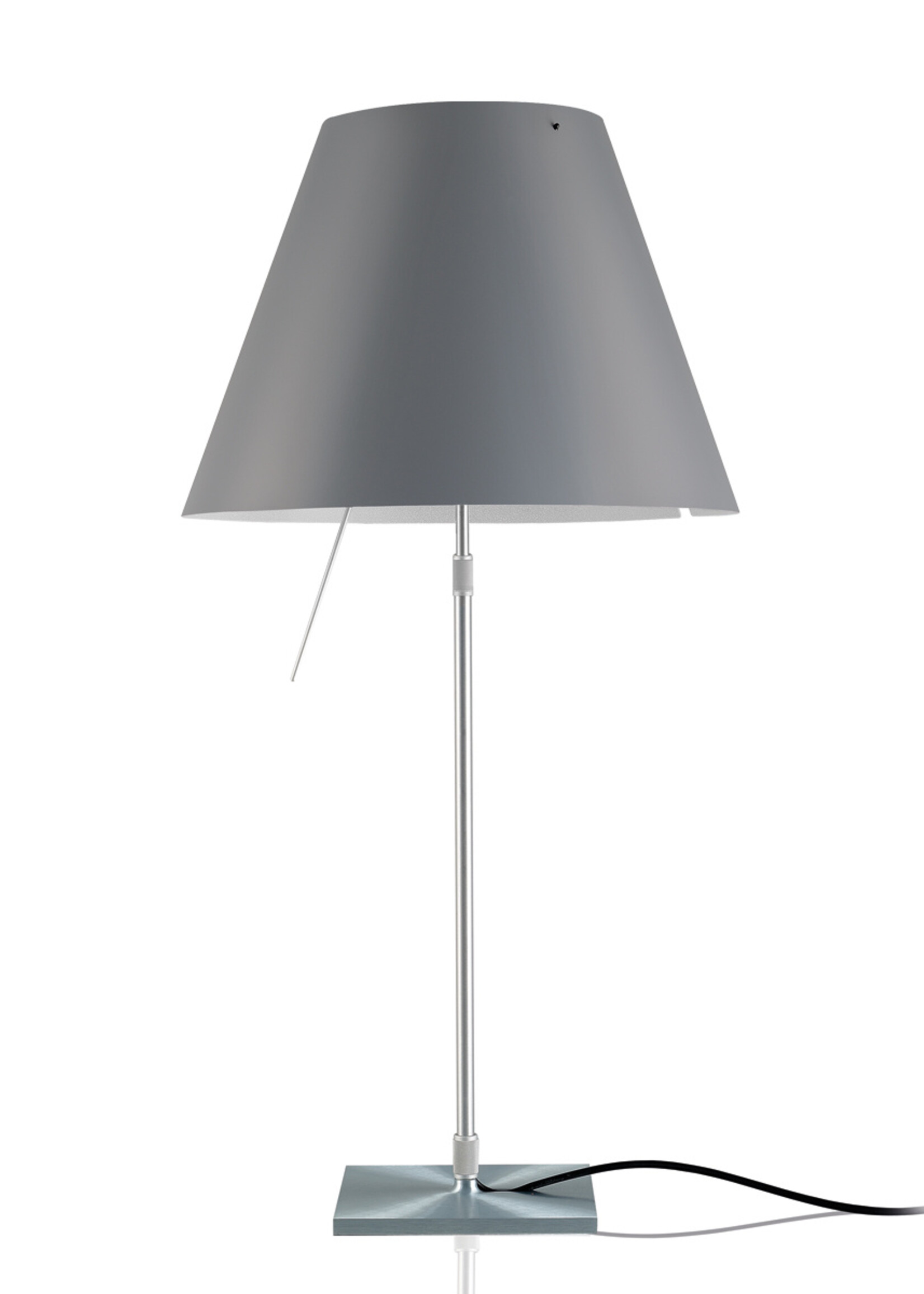 Luceplan Costanza tafelamp telescopisch - on/off  aluminium