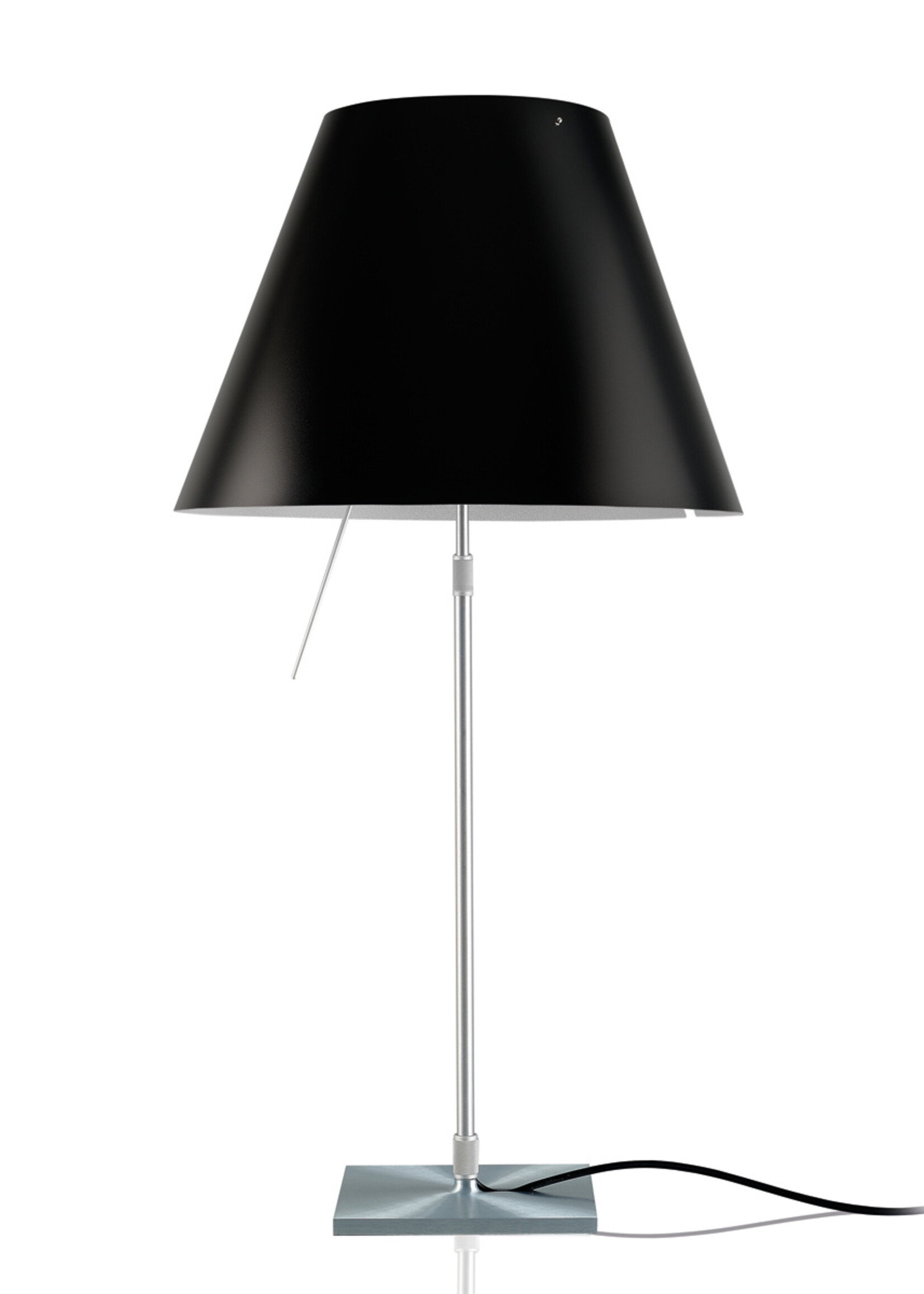 Luceplan Costanza tafelamp telescopisch - on/off  aluminium