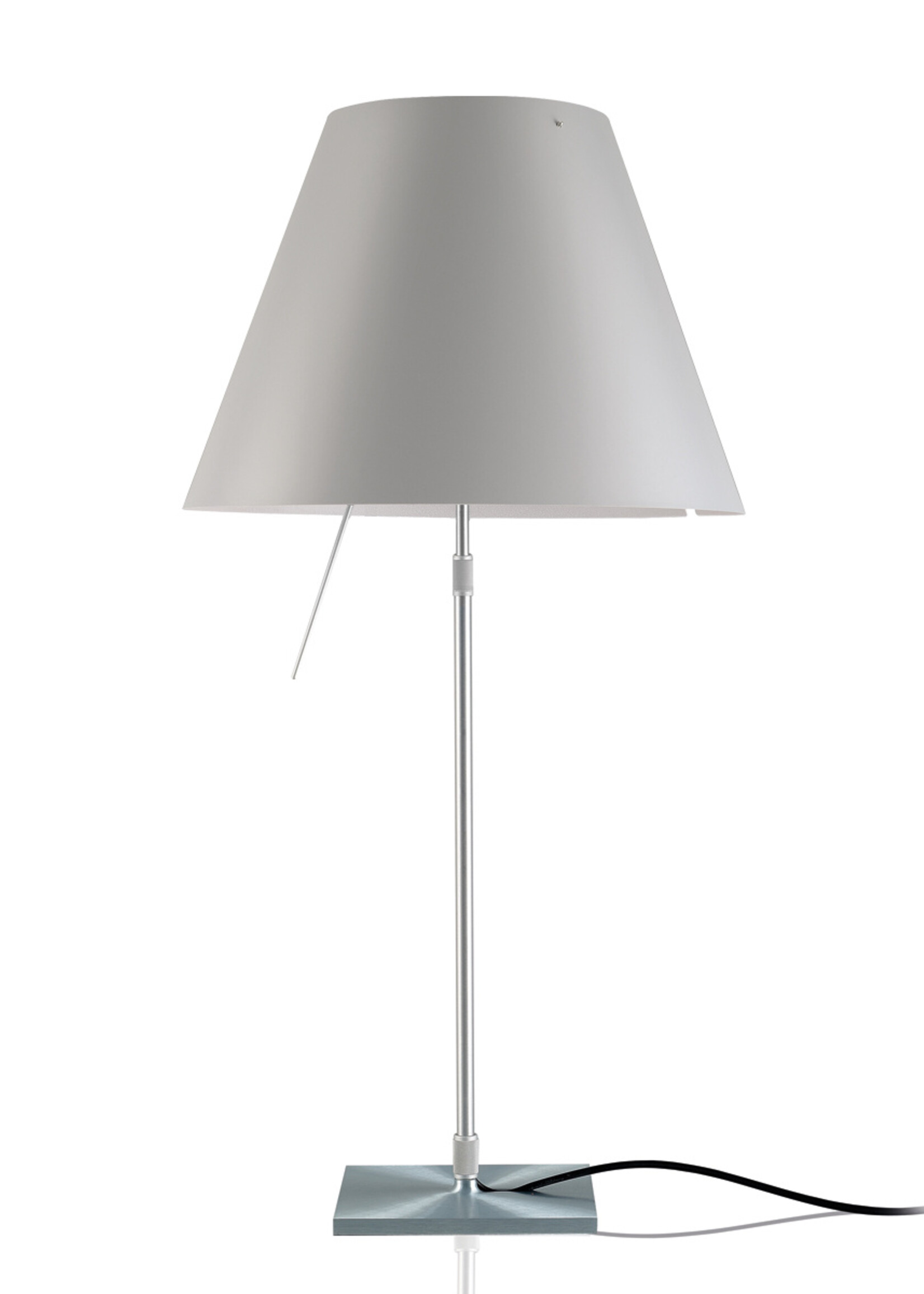 Luceplan Costanza tafelamp telescopisch - on/off  aluminium