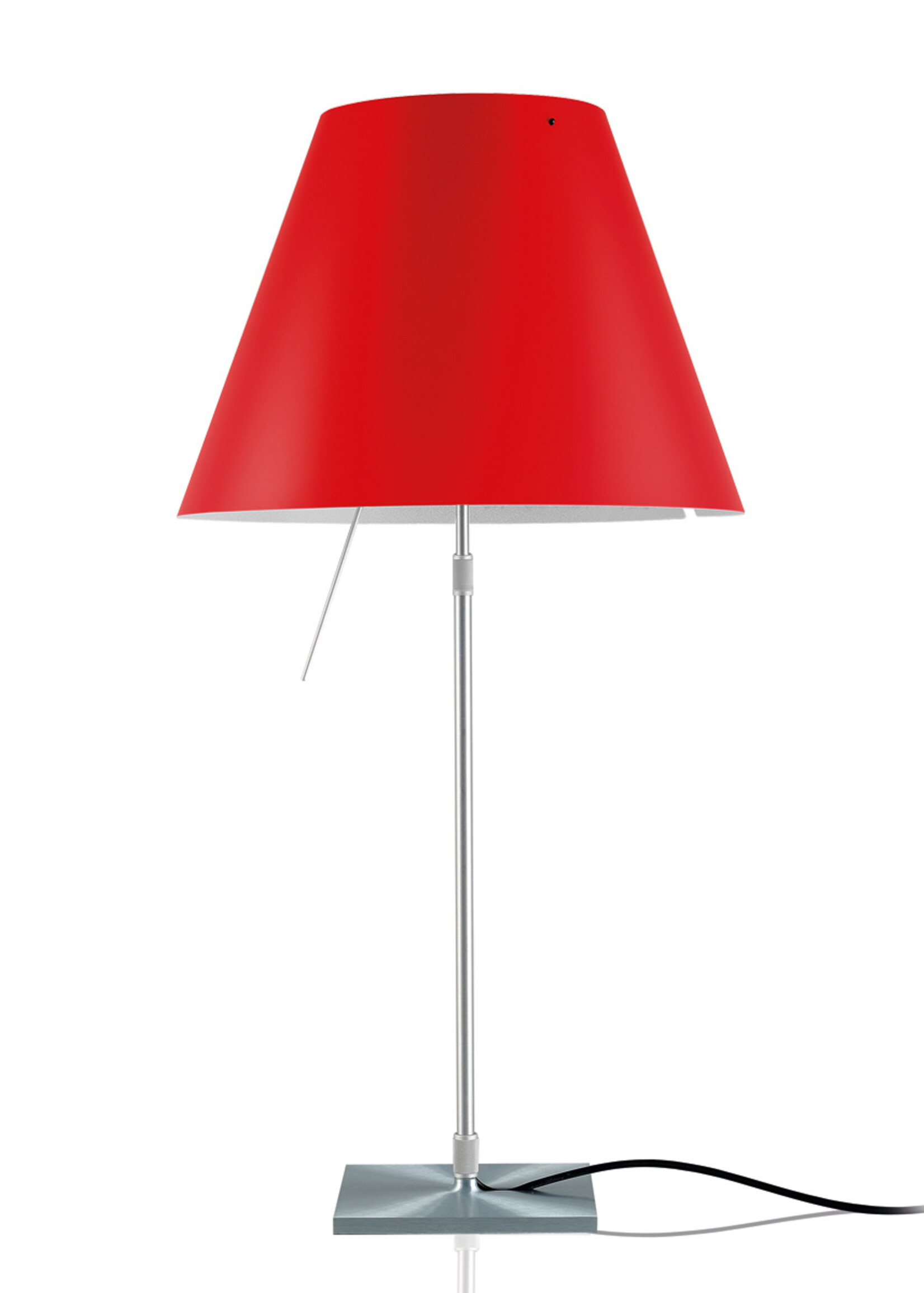 Luceplan Costanza tafelamp telescopisch - on/off  aluminium