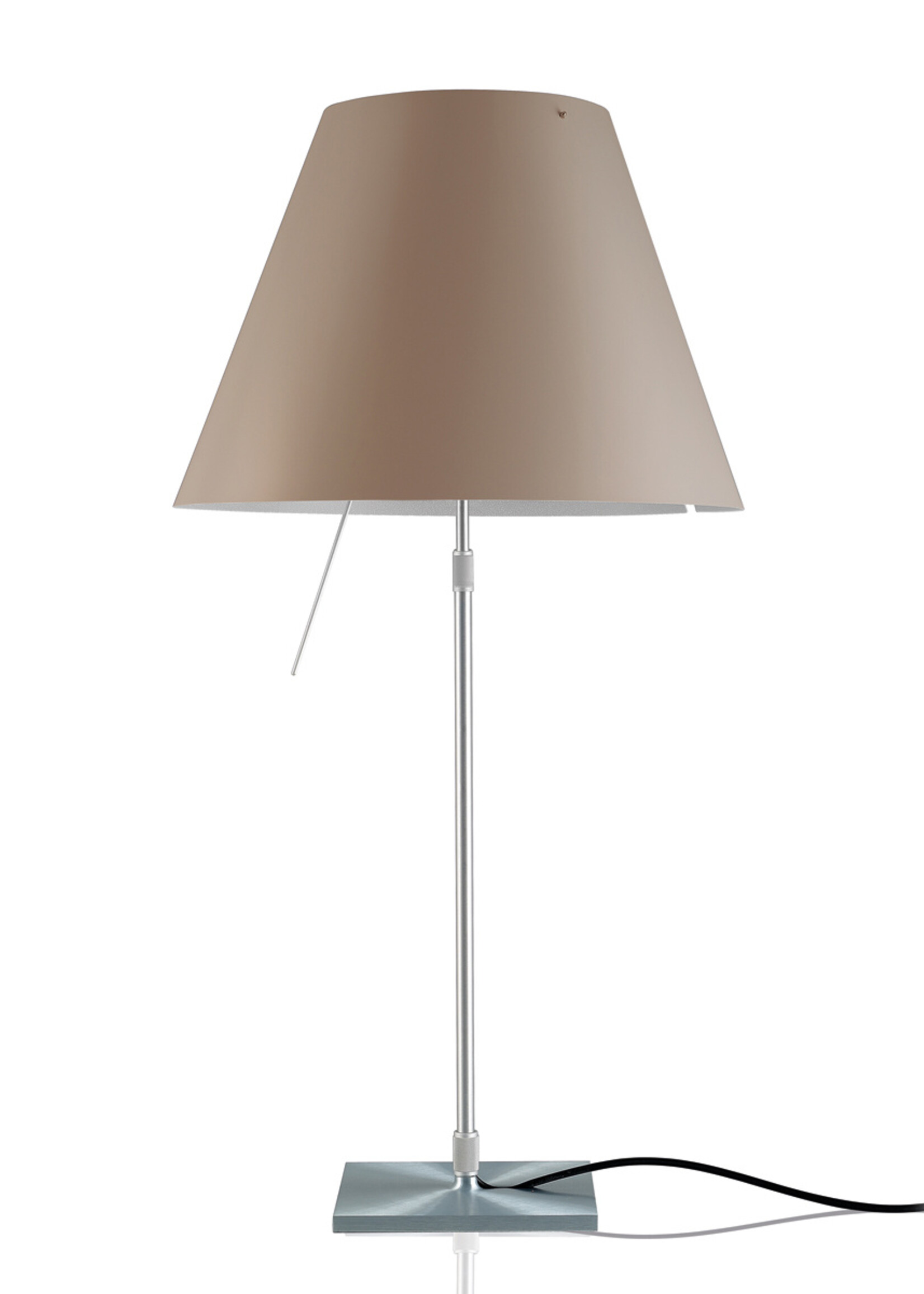 Luceplan Costanza tafelamp telescopisch - on/off  aluminium