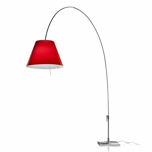 Luceplan Lady Costanza vloerlamp aluminium. dimmer