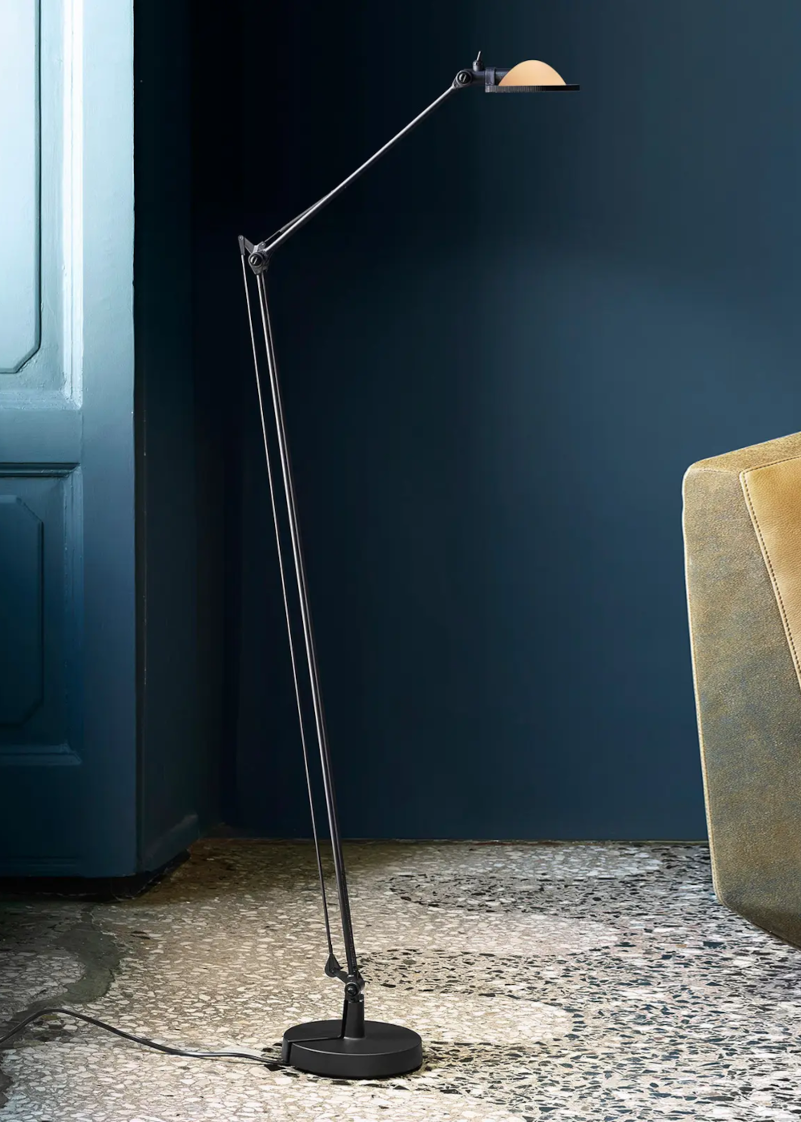 Luceplan Berenice vloerlamp. Zwart