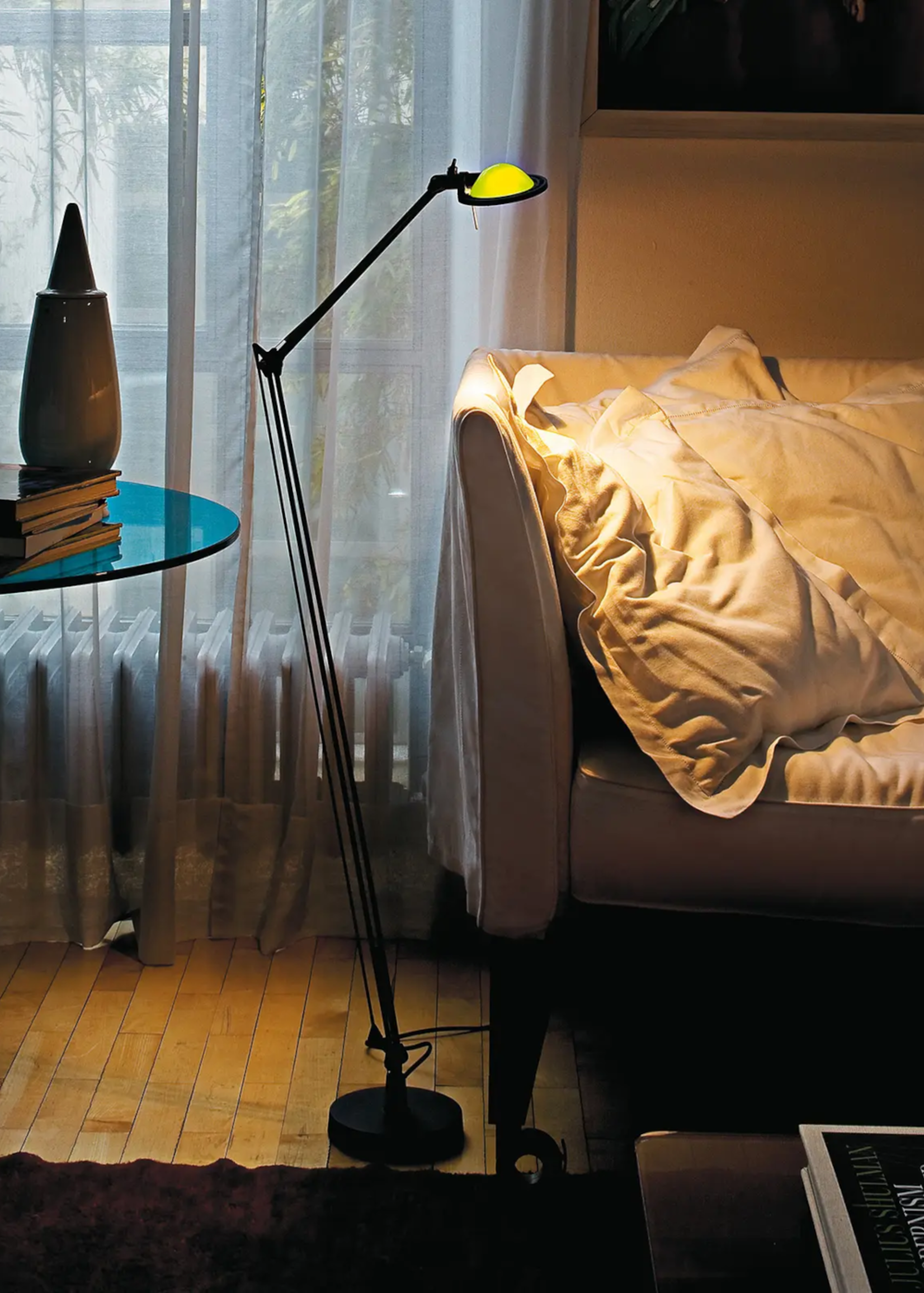 Luceplan Berenice vloerlamp. Zwart