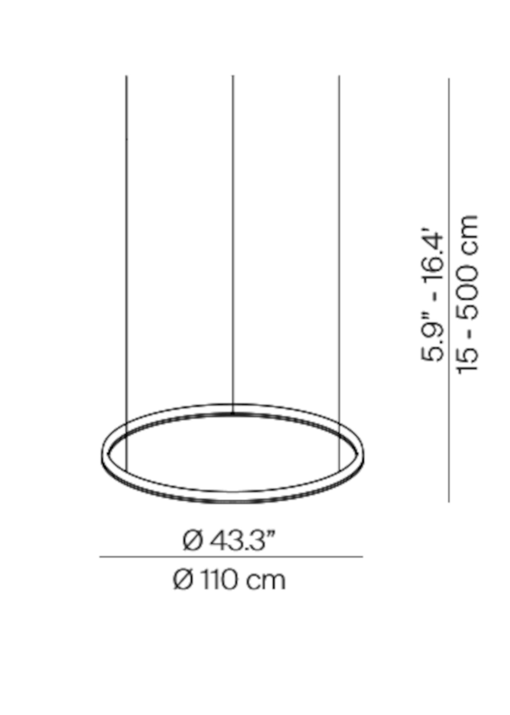 Luceplan Compendium Circle hanglamp Ø 110