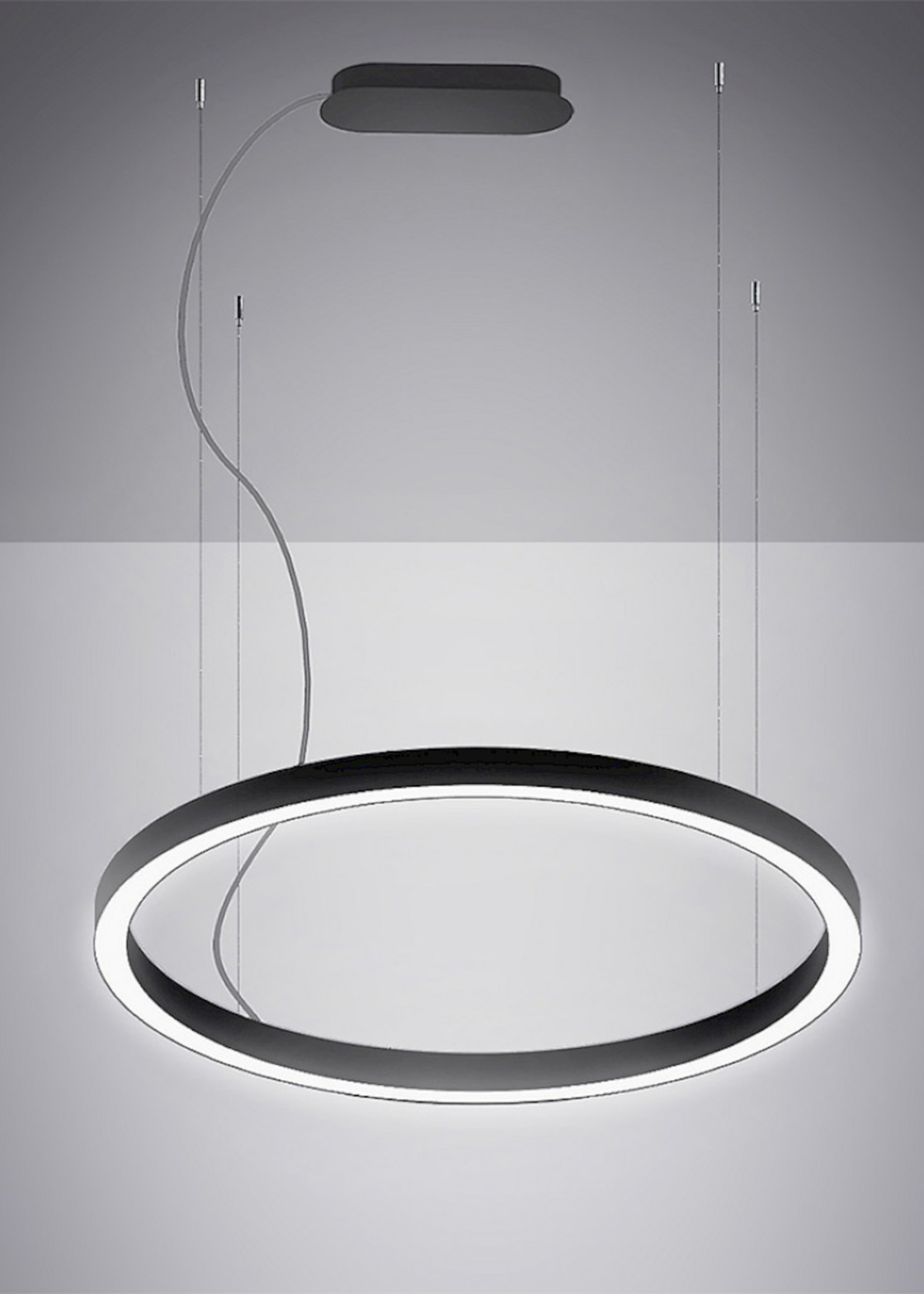 TeamItalia Lighting Bellai Home up+downlight Ø58 hanglamp