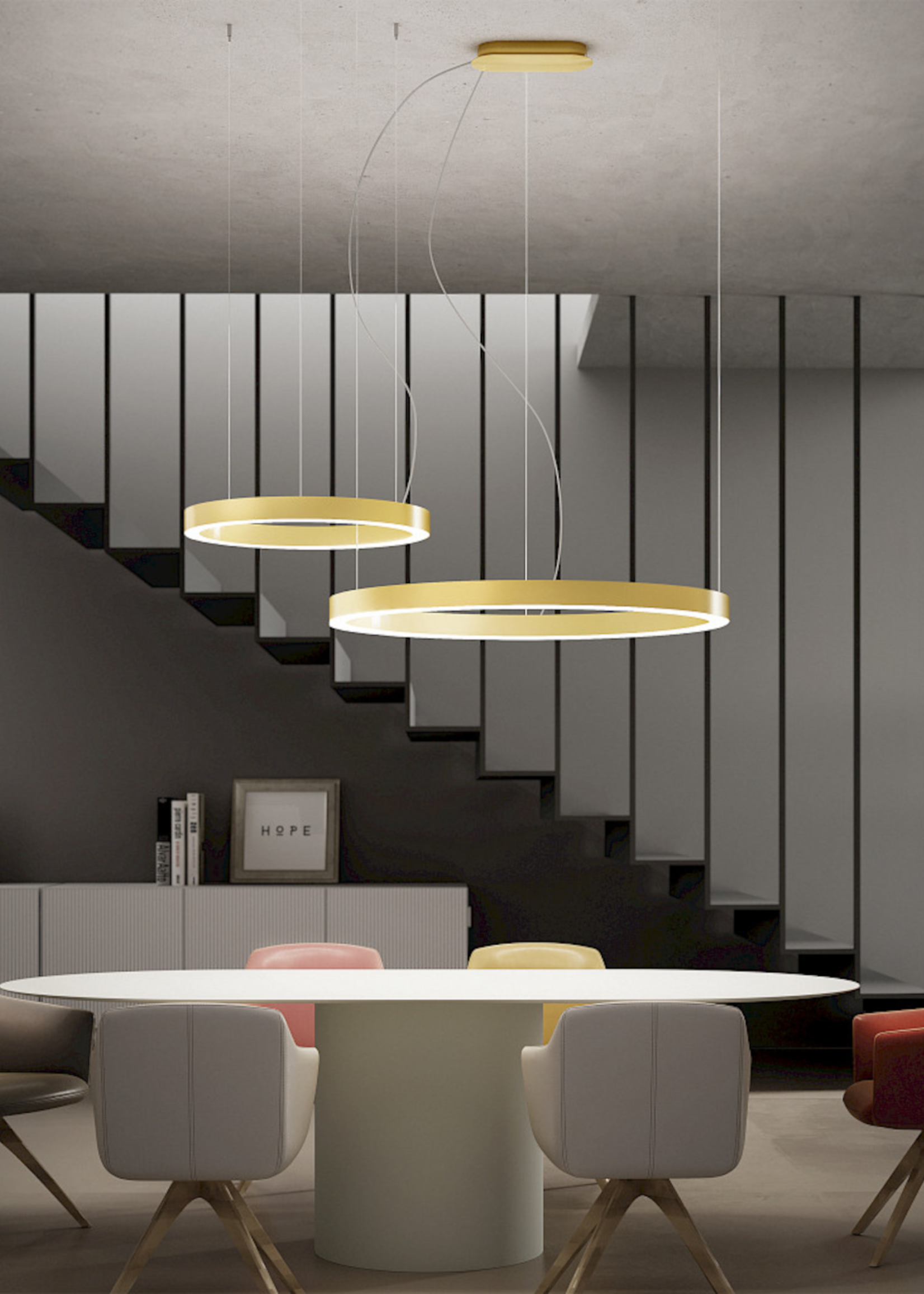 TeamItalia Lighting Bellai Home up+downlight Ø58 hanglamp