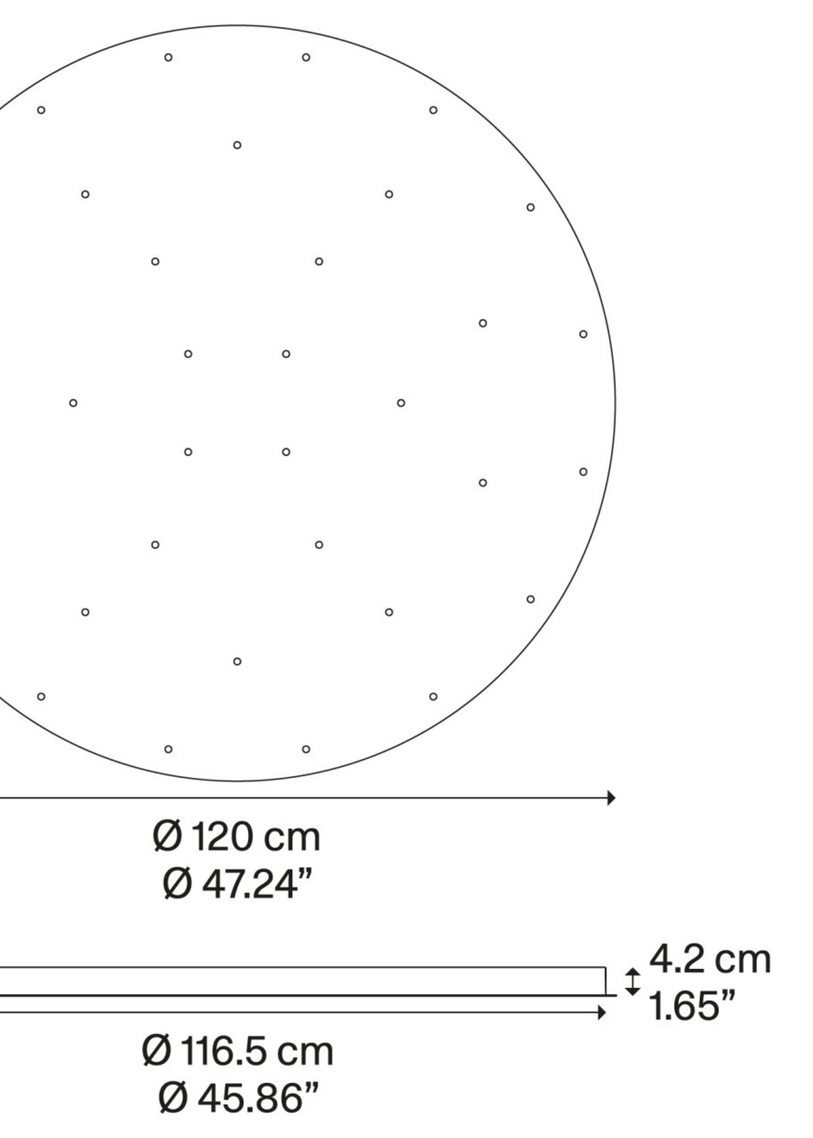 Lodes Multiple plafond montage rond