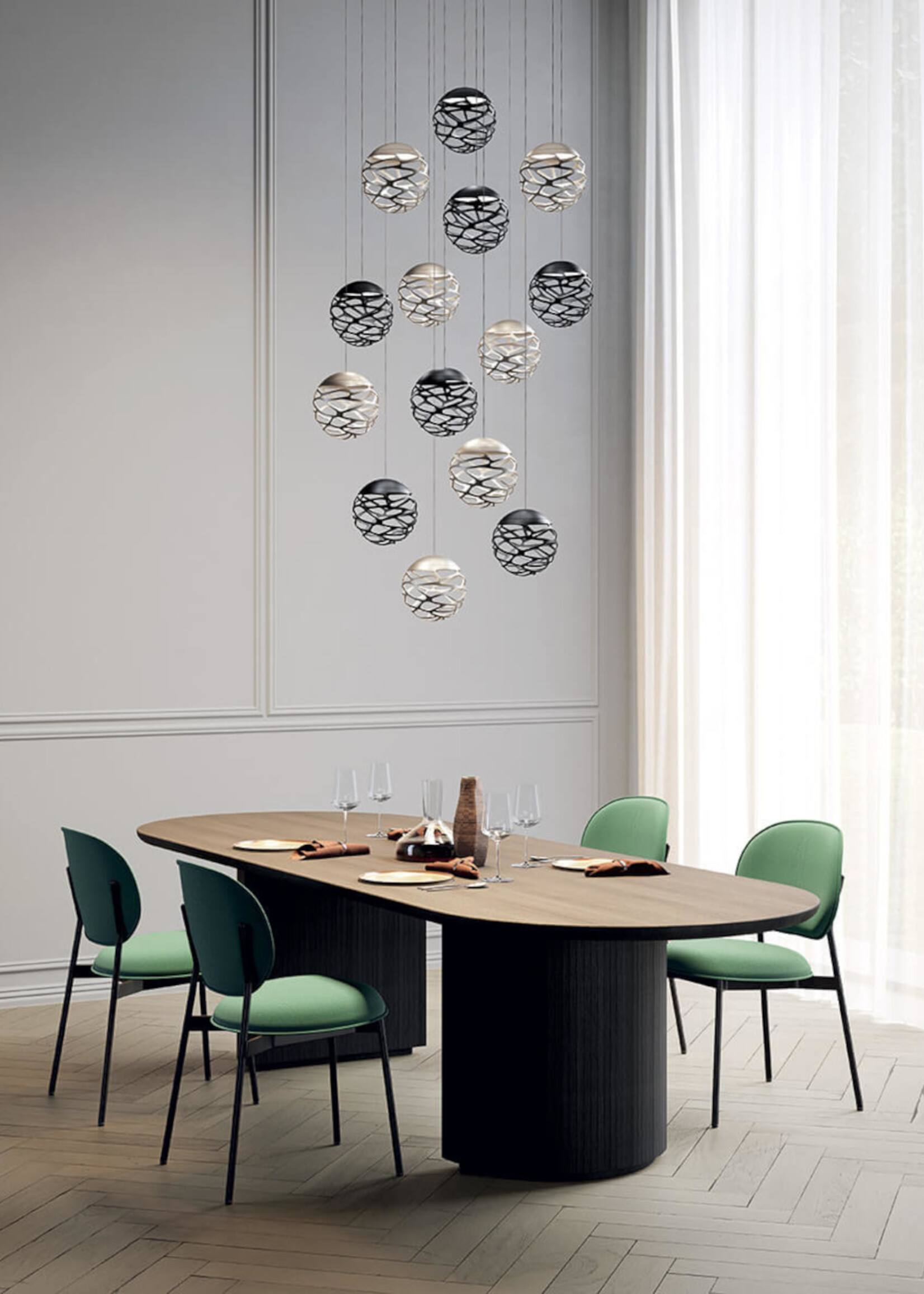 Lodes Multiple plafond montage rond
