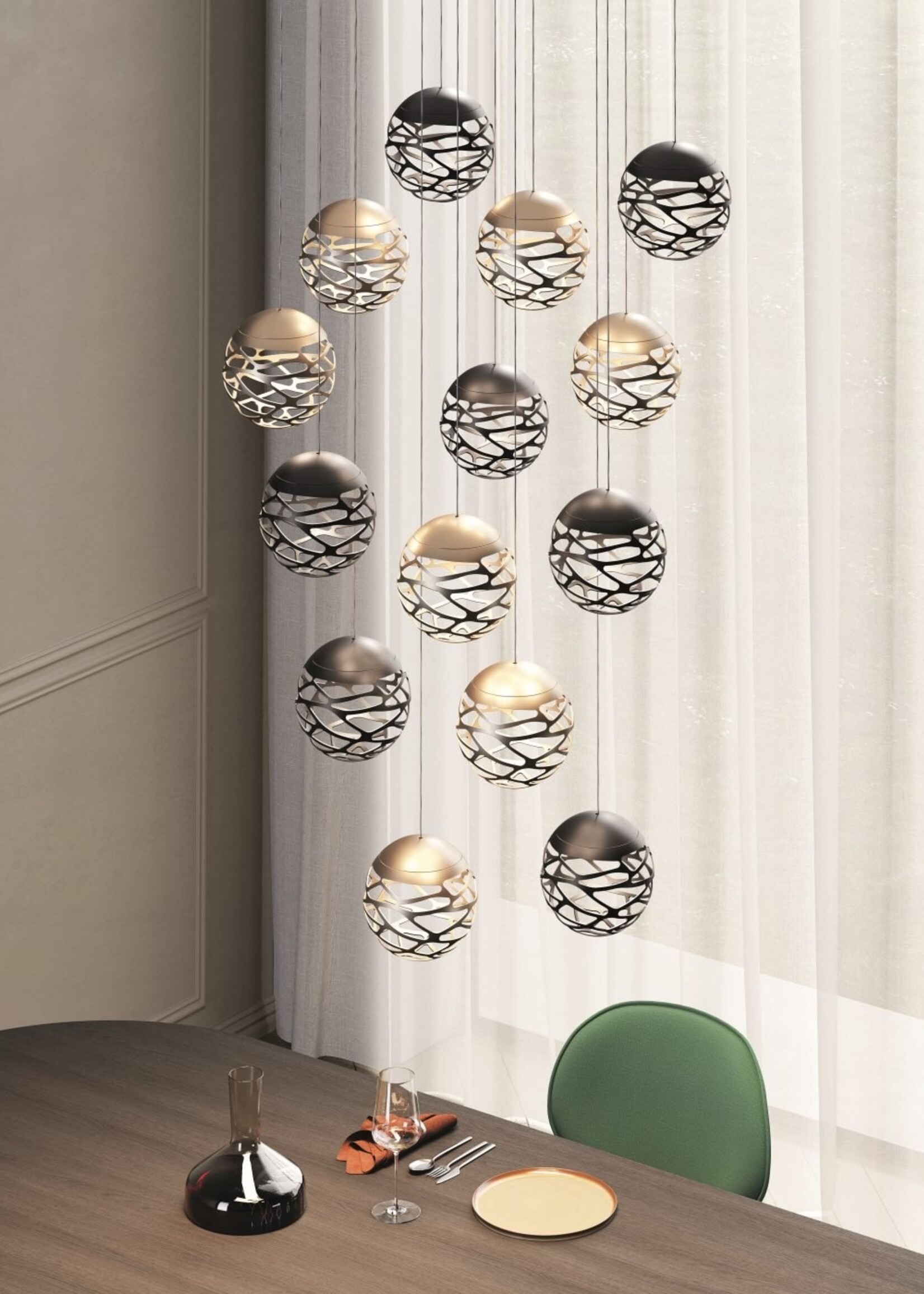 Lodes Multiple plafond montage rond