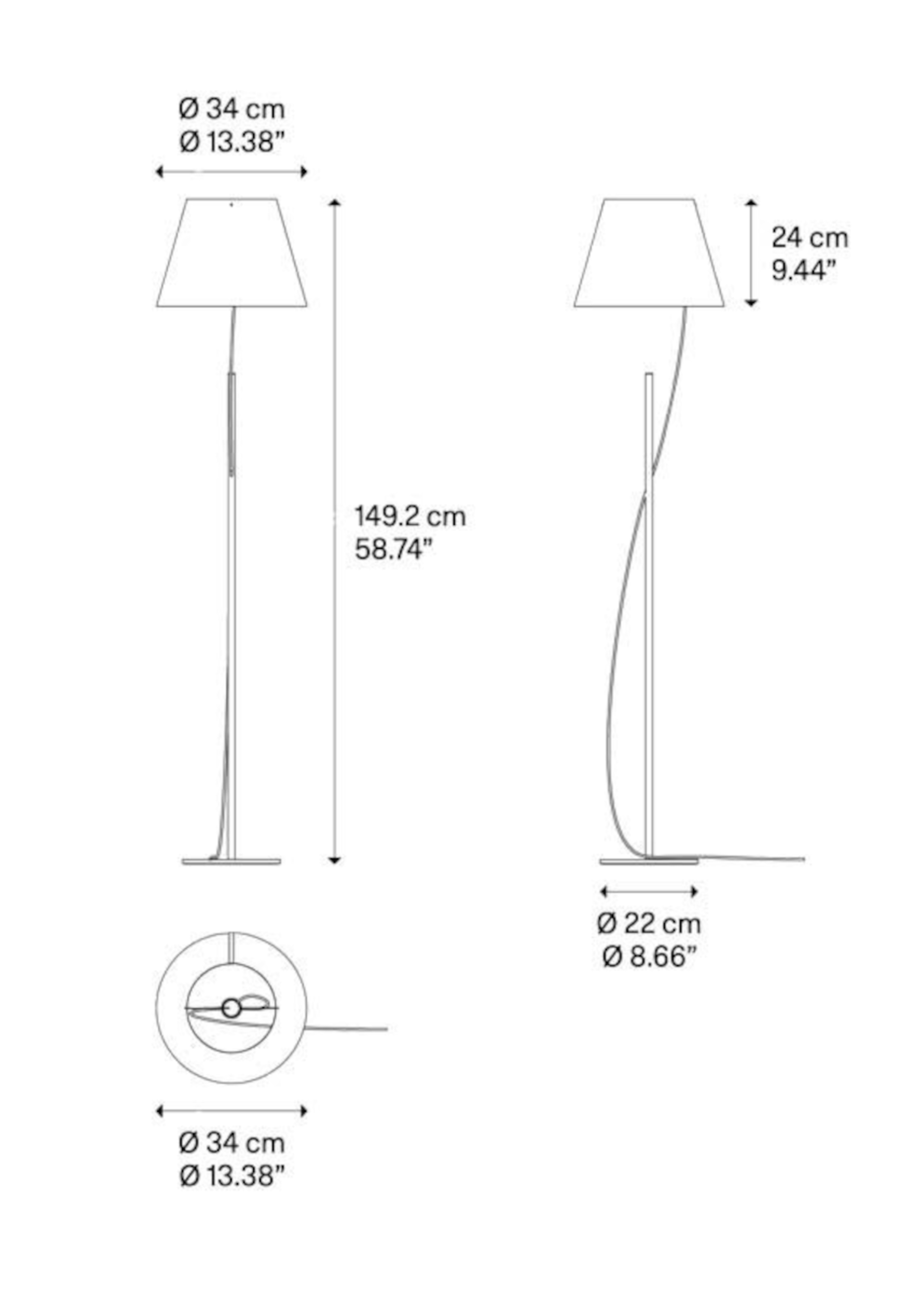 Lodes Hover vloerlamp