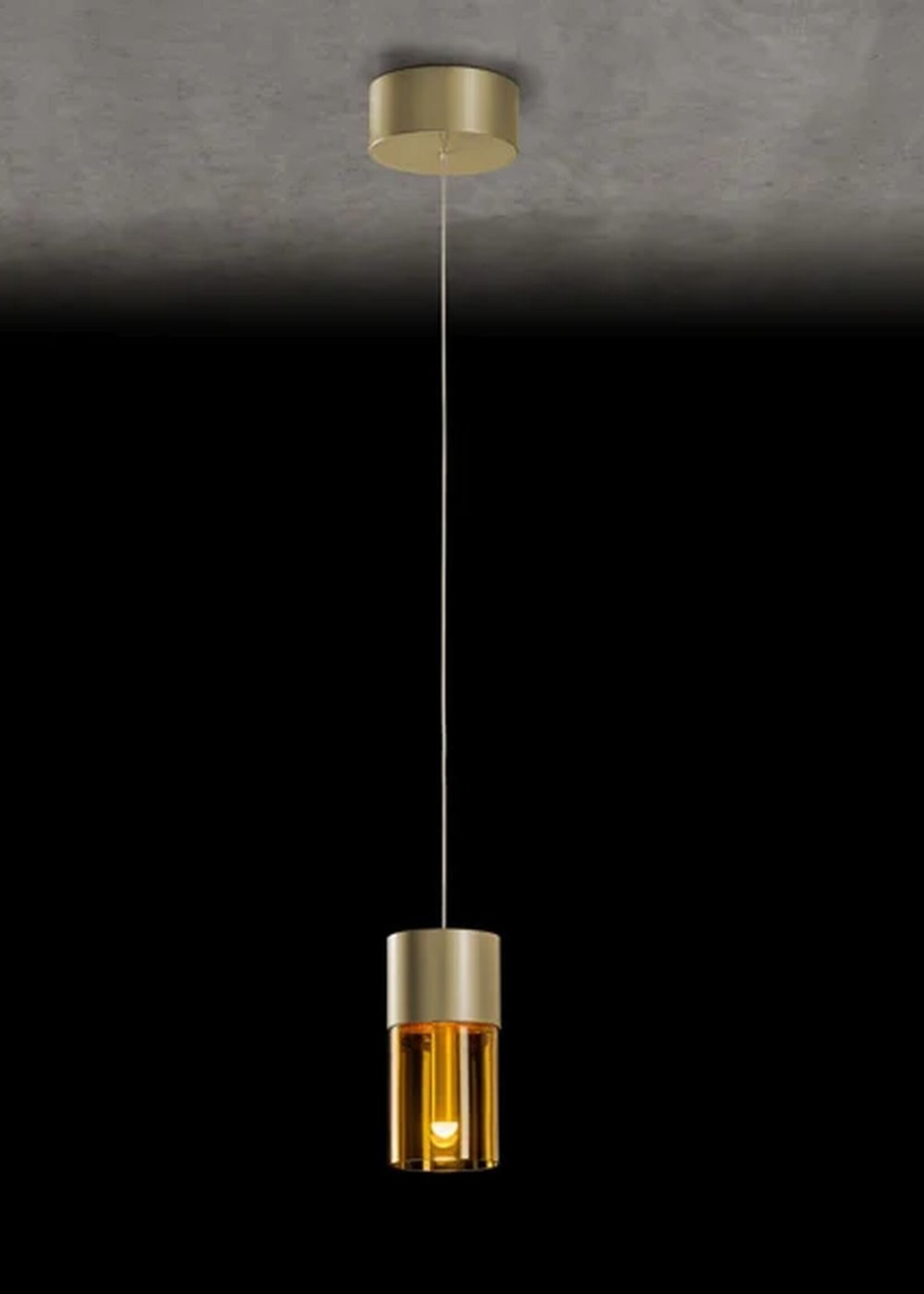 Holtkötter verlichting Aura P1 hanglamp. Messing