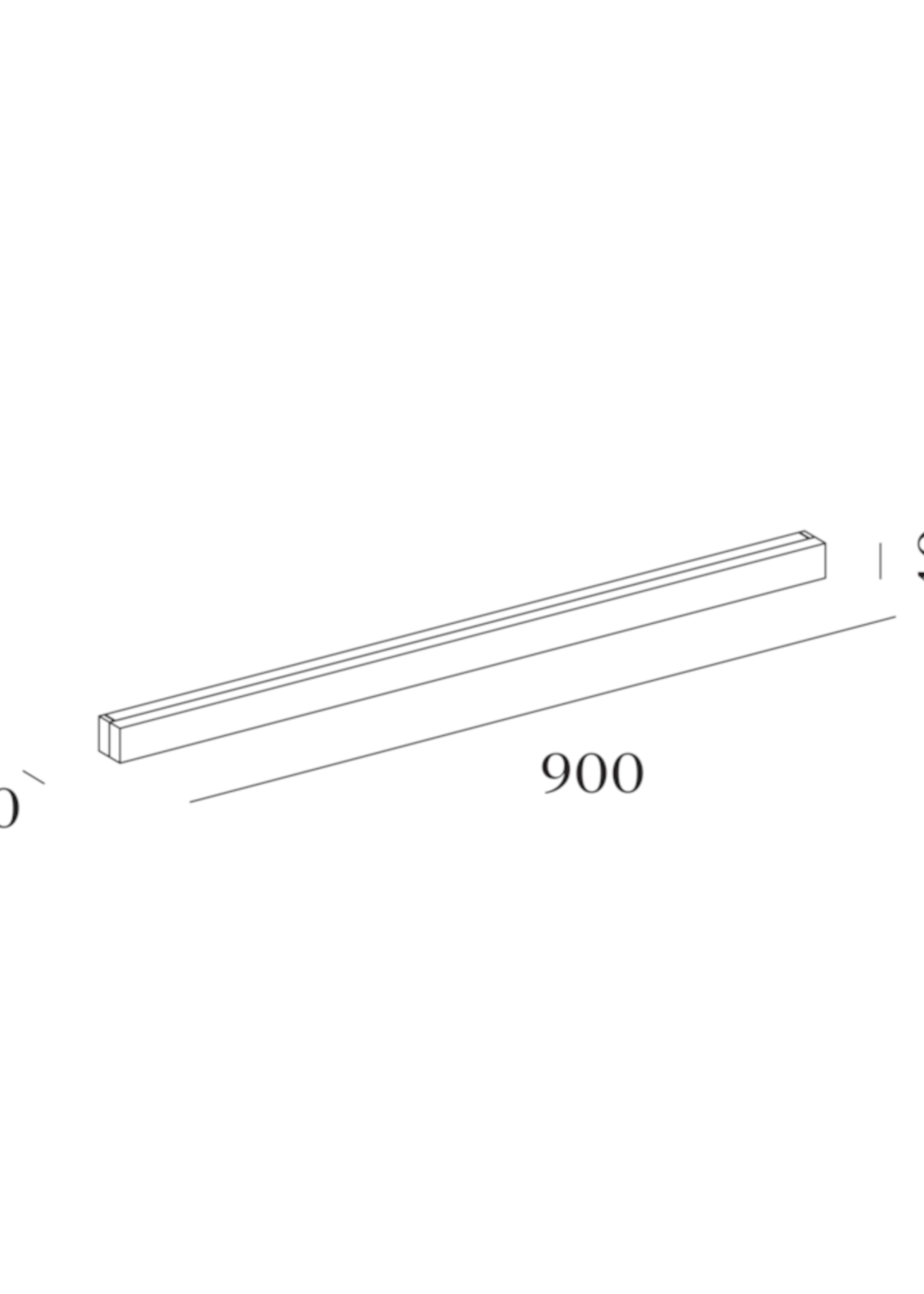 Wever & Ducré Mirbi Long 3.0 wandlamp