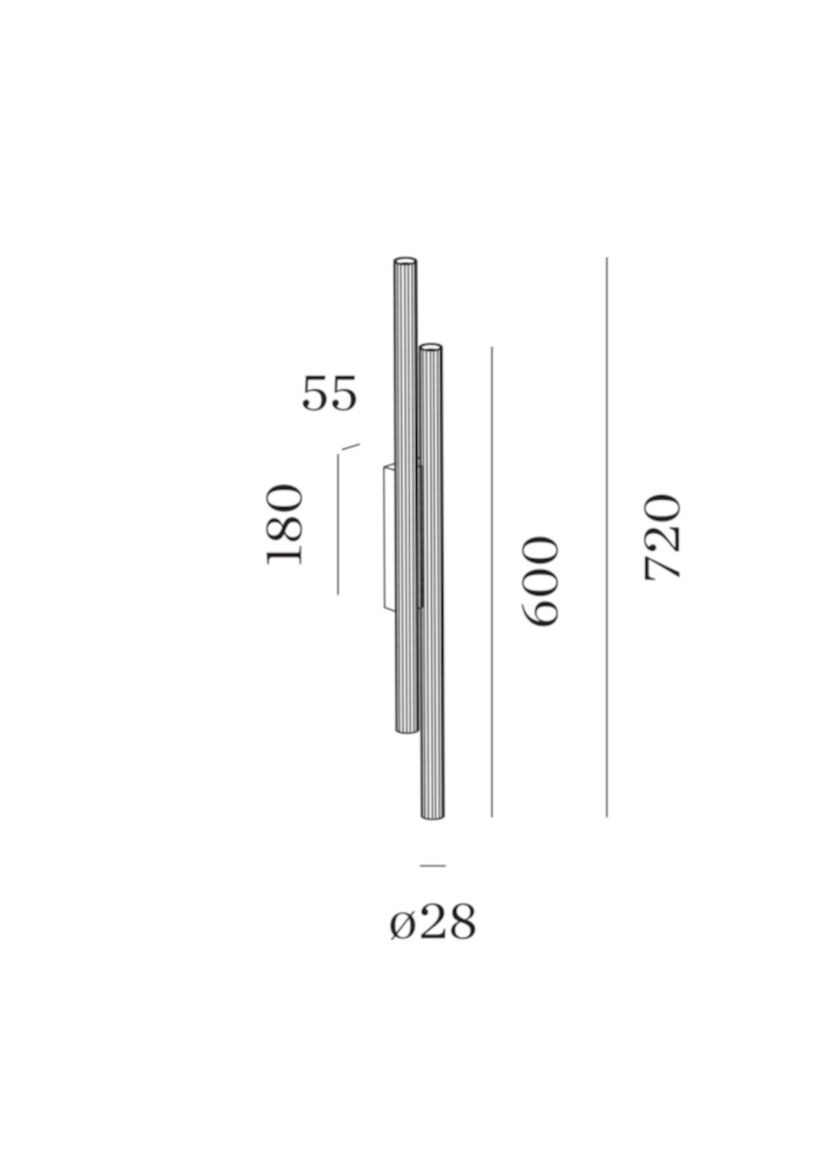Wever & Ducré Trace slim wall 2.0 wandlamp