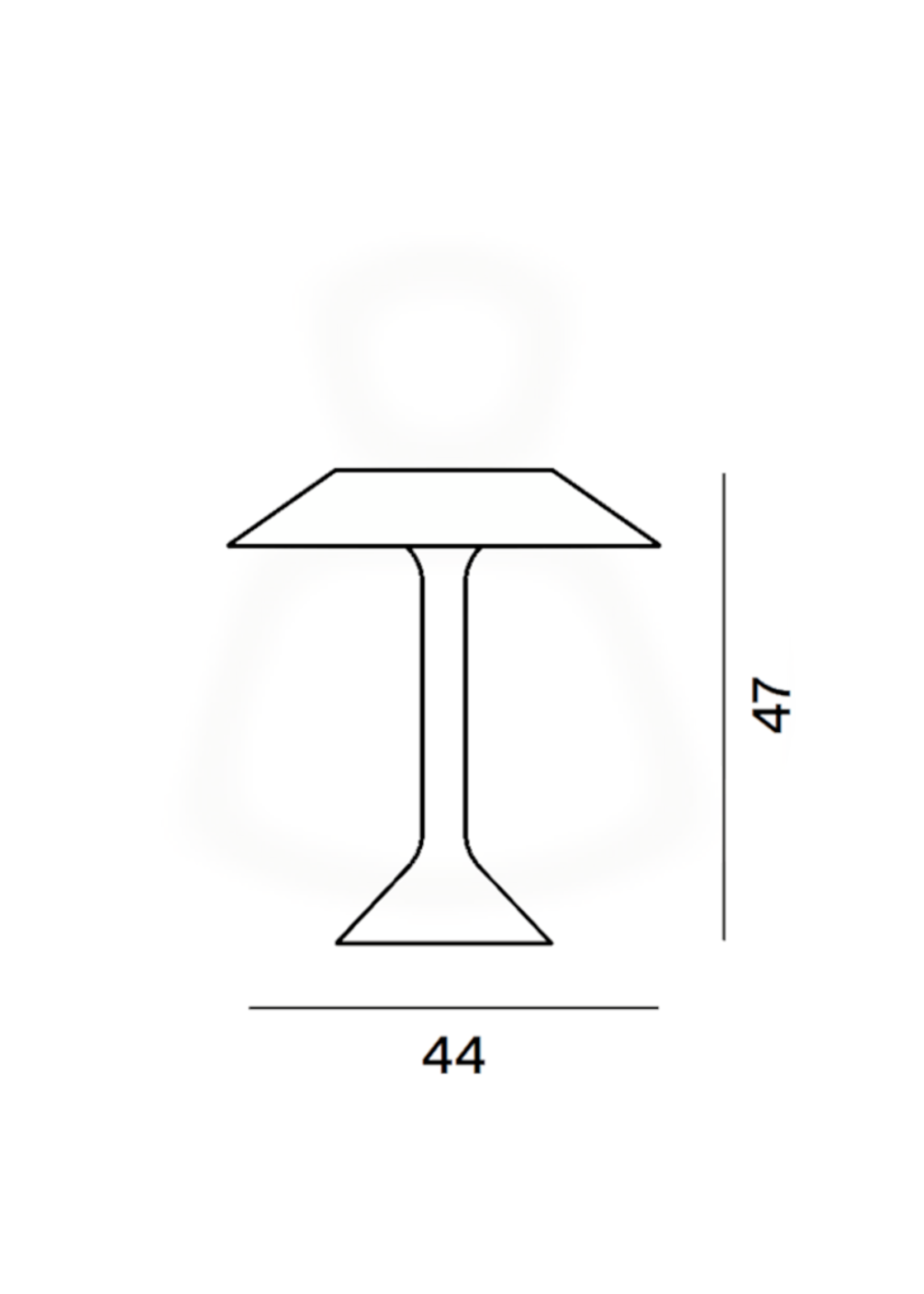 Foscarini Chapeaux M tafellamp