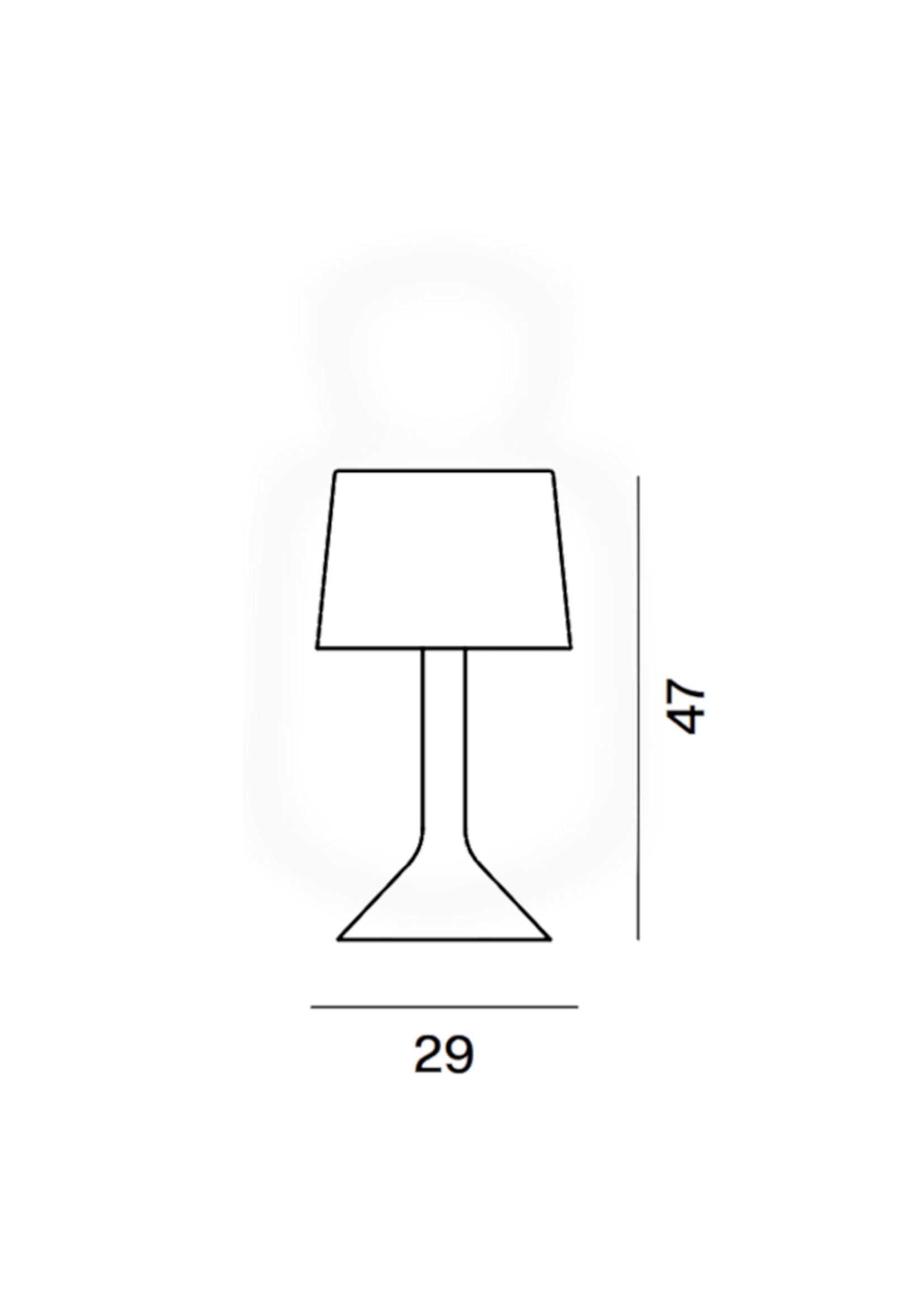 Foscarini Chapeaux V tafellamp