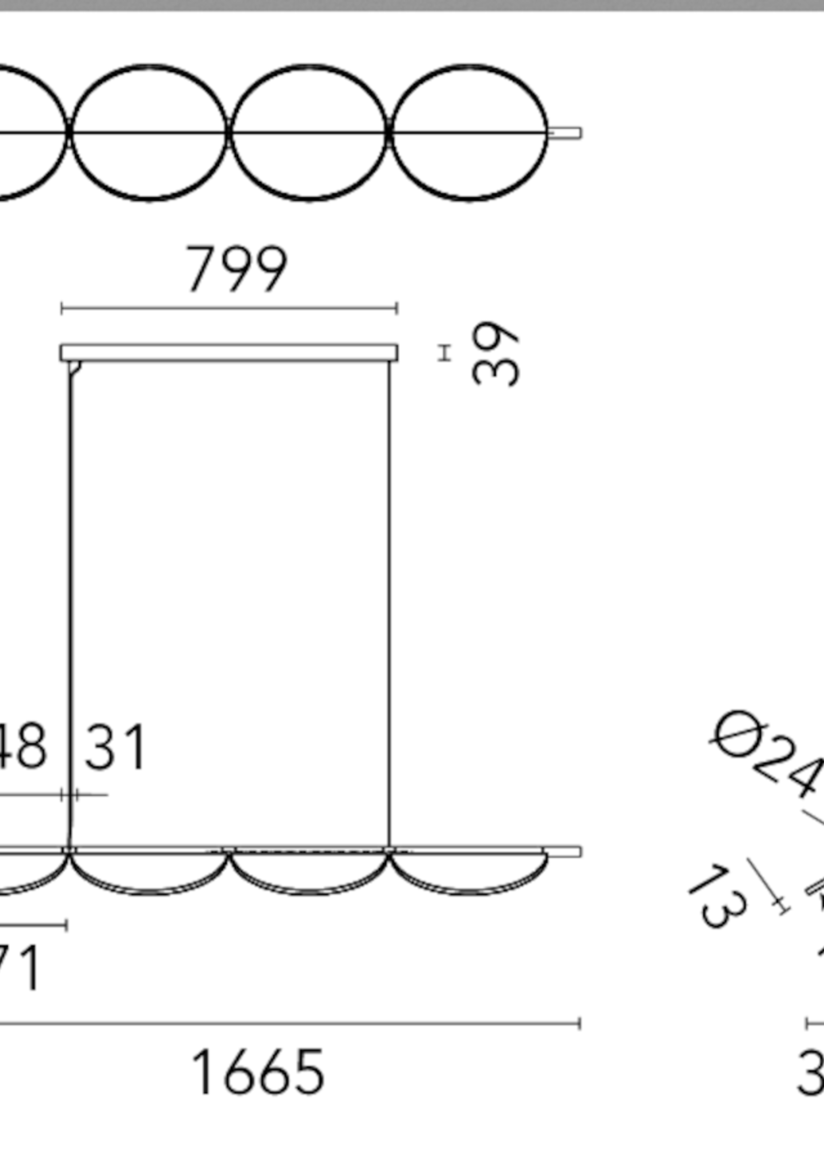 Flos Almendra S4 hanglamp
