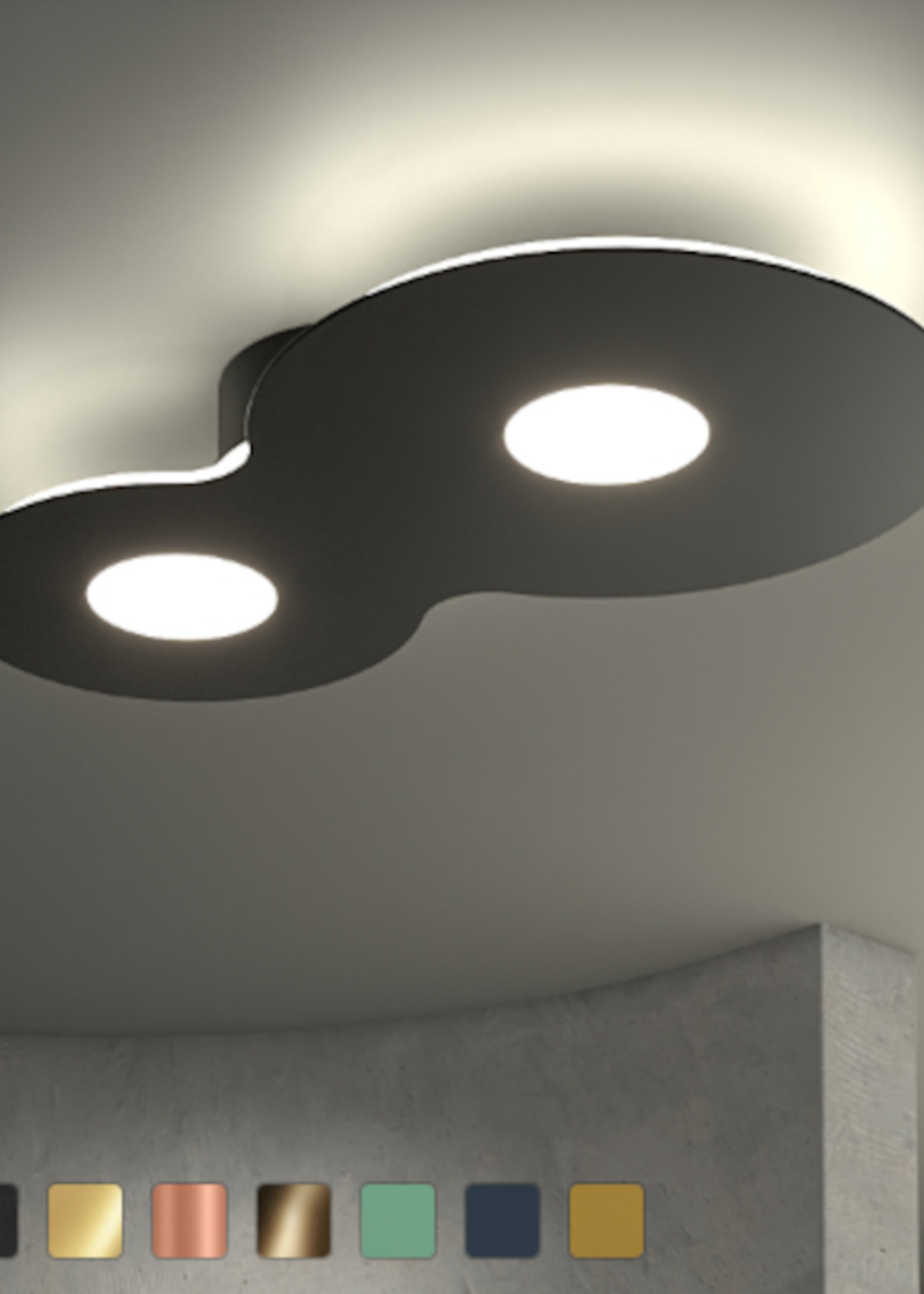 TeamItalia Lighting Oeil plafondlamp