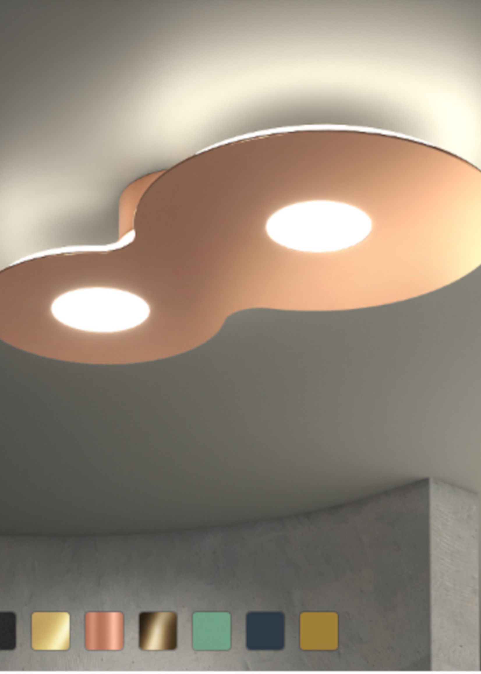 TeamItalia Lighting Oeil plafondlamp
