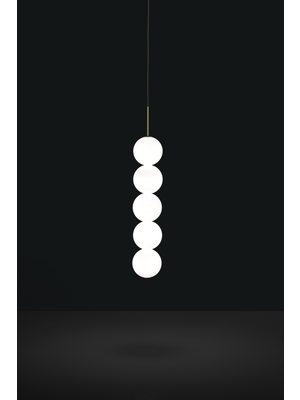 Terzani Abacus hanglamp. Small. 5 bollen