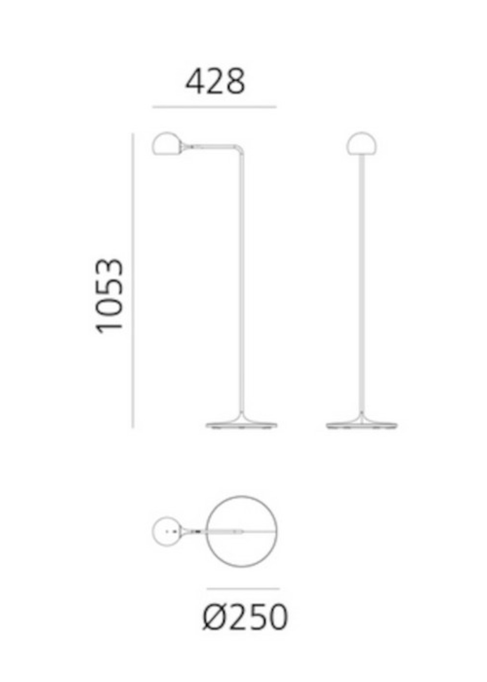 Artemide Ixa reading floor vloerlamp