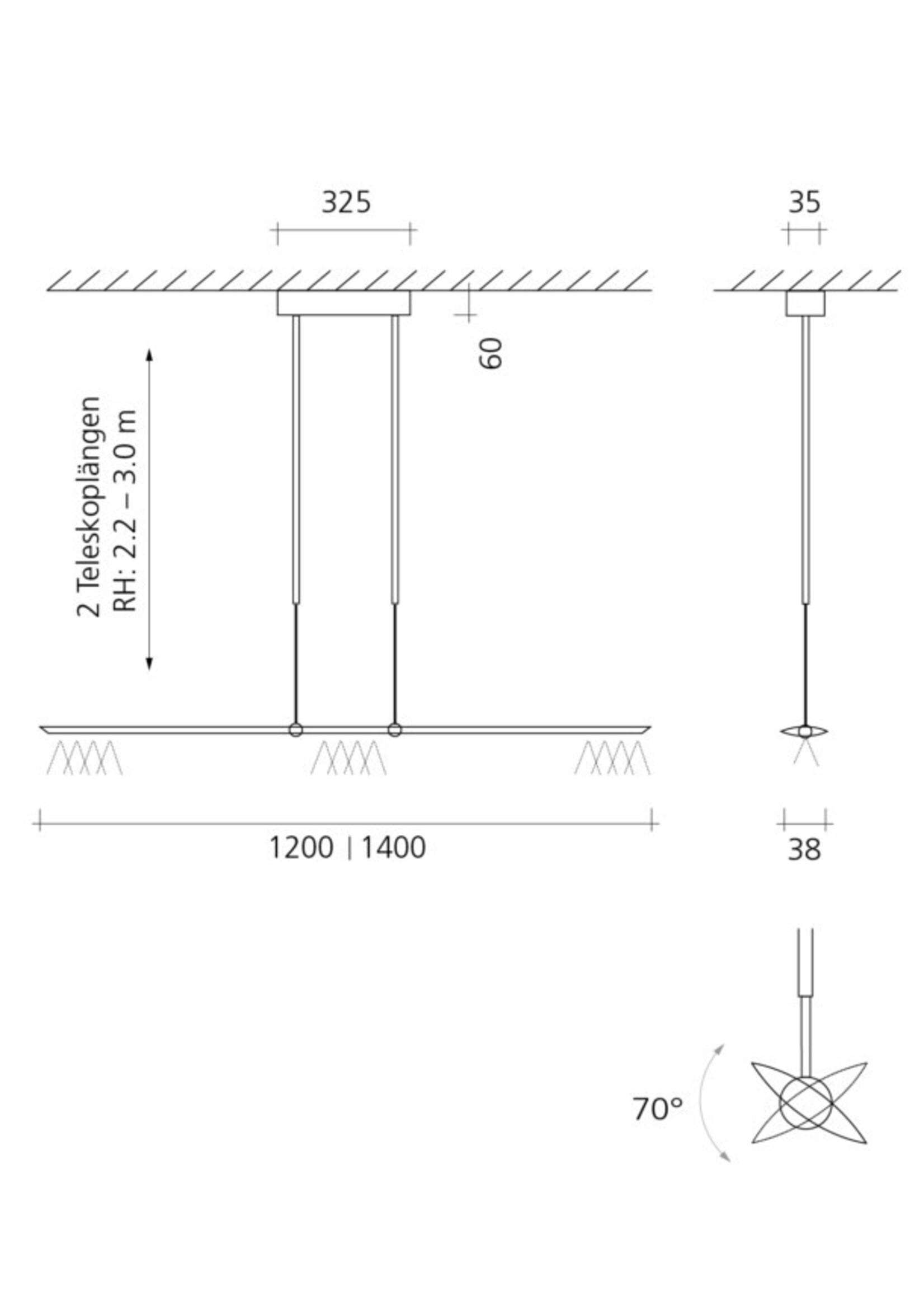 Baltensweiler LET D 120 hanglamp