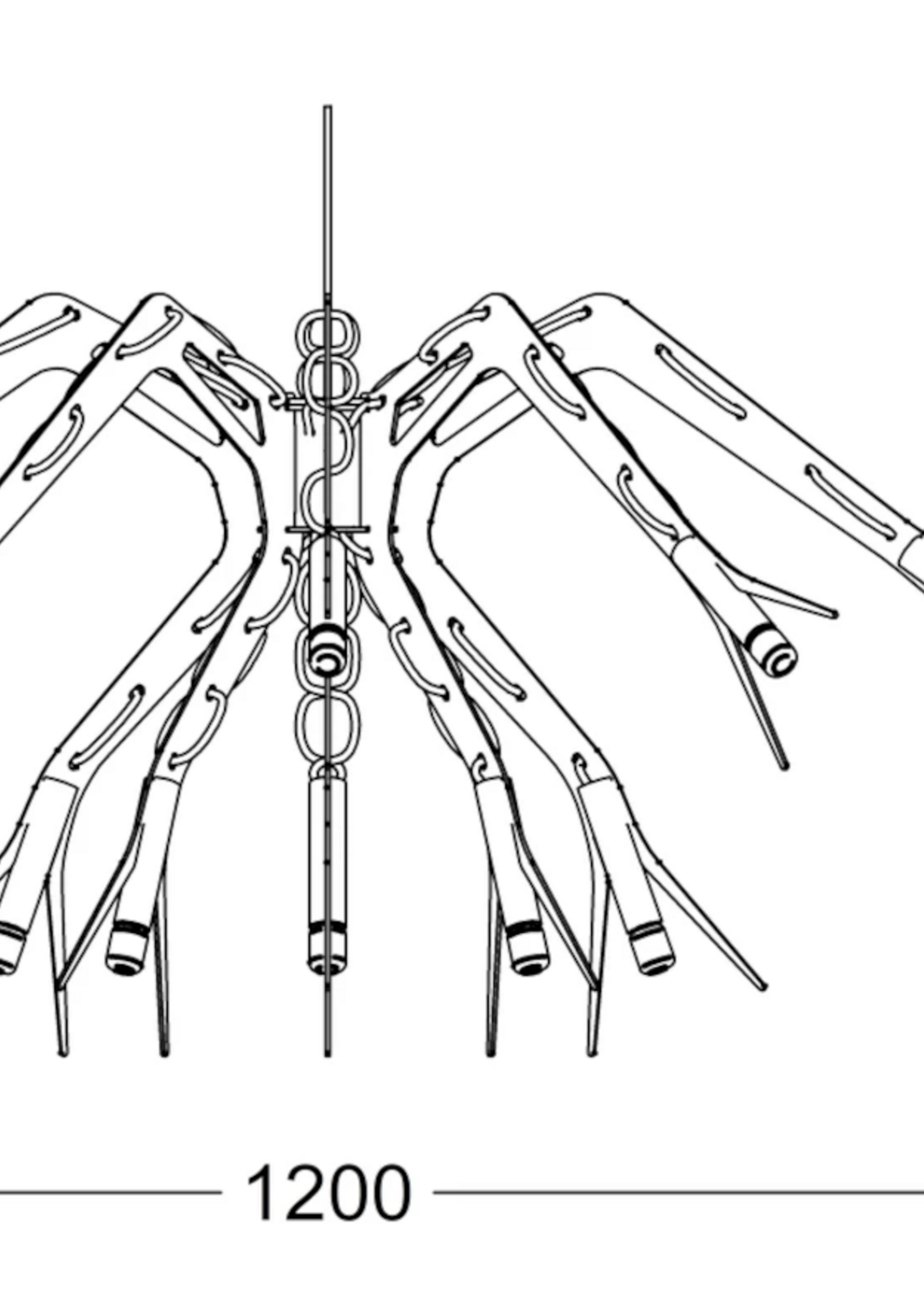 C74 Daddy Longlegs Small hanglamp