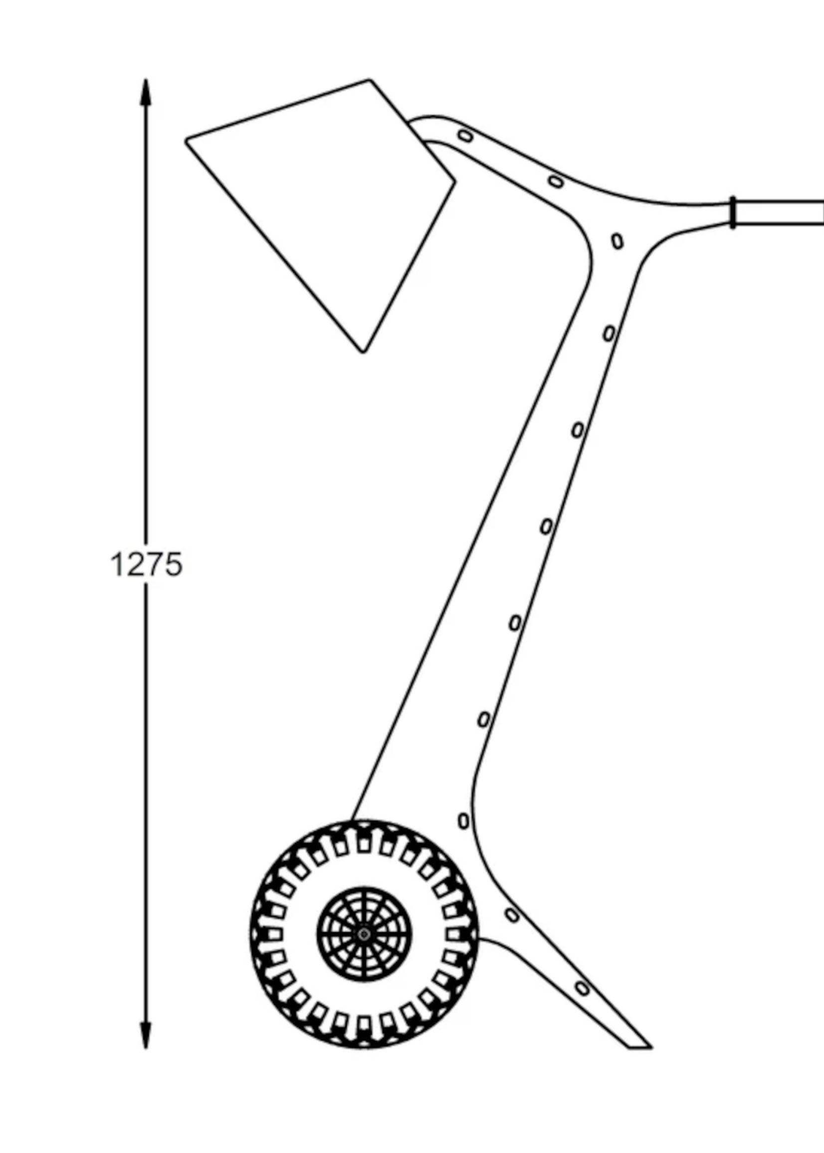 C74 Trolley vloerlamp