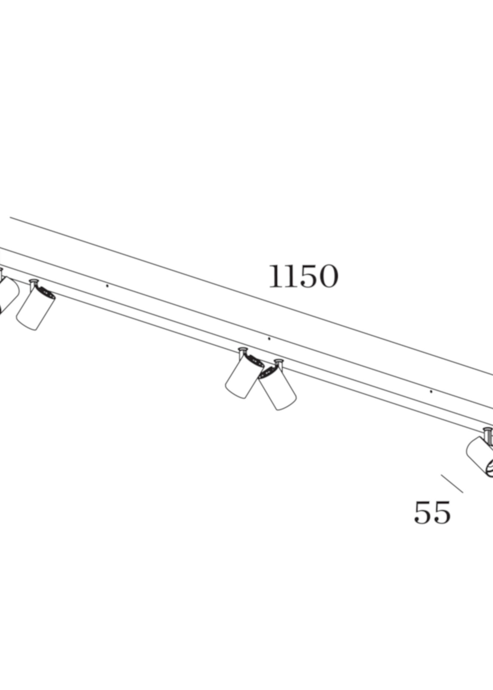 Wever & Ducré Ceno surface 6.0 plafondlamp